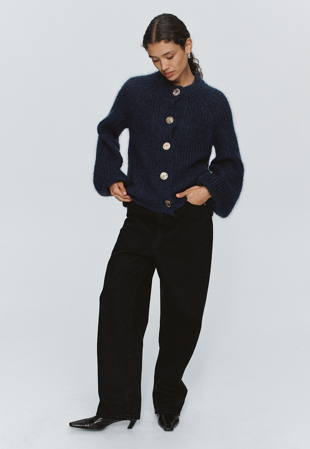 Cait Cardigan - Navy