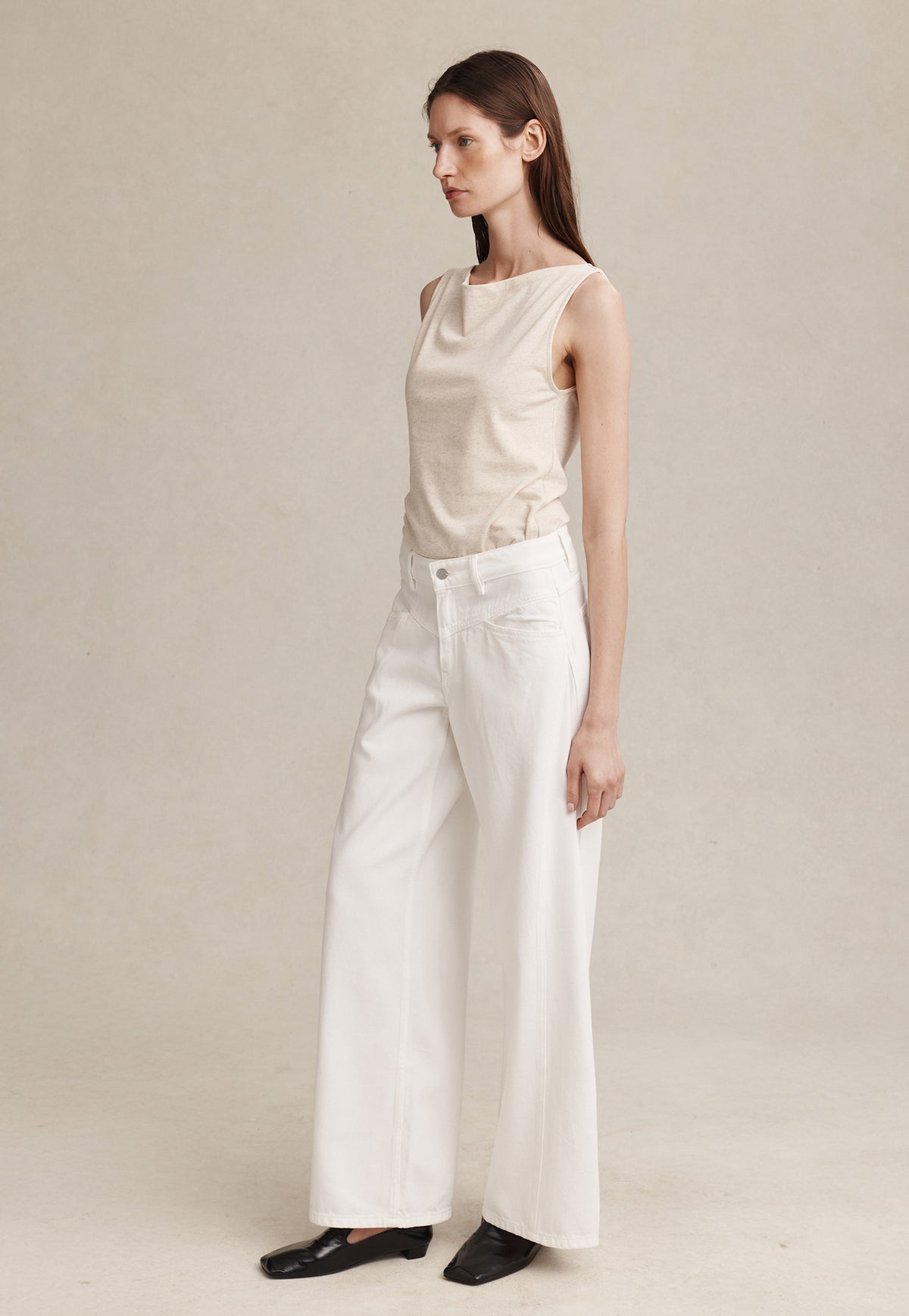 Cross Stitch Jean - Blanc