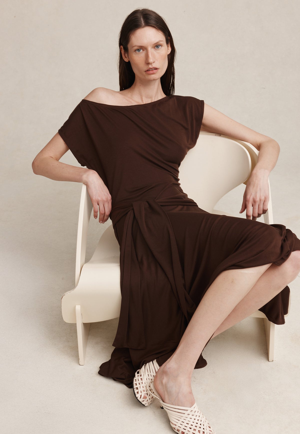 Inez Dress - Chocolate