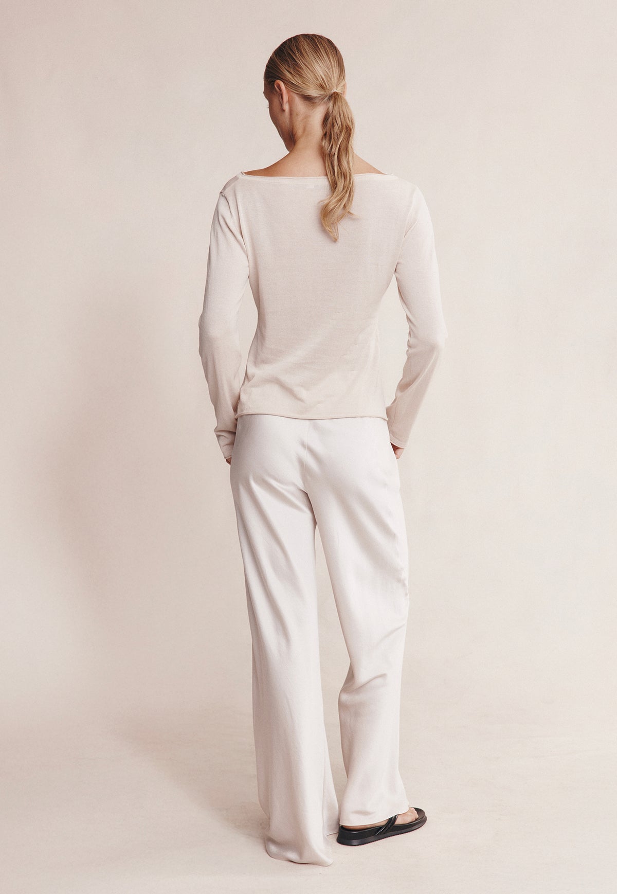 Jill Knit Top - Pearl