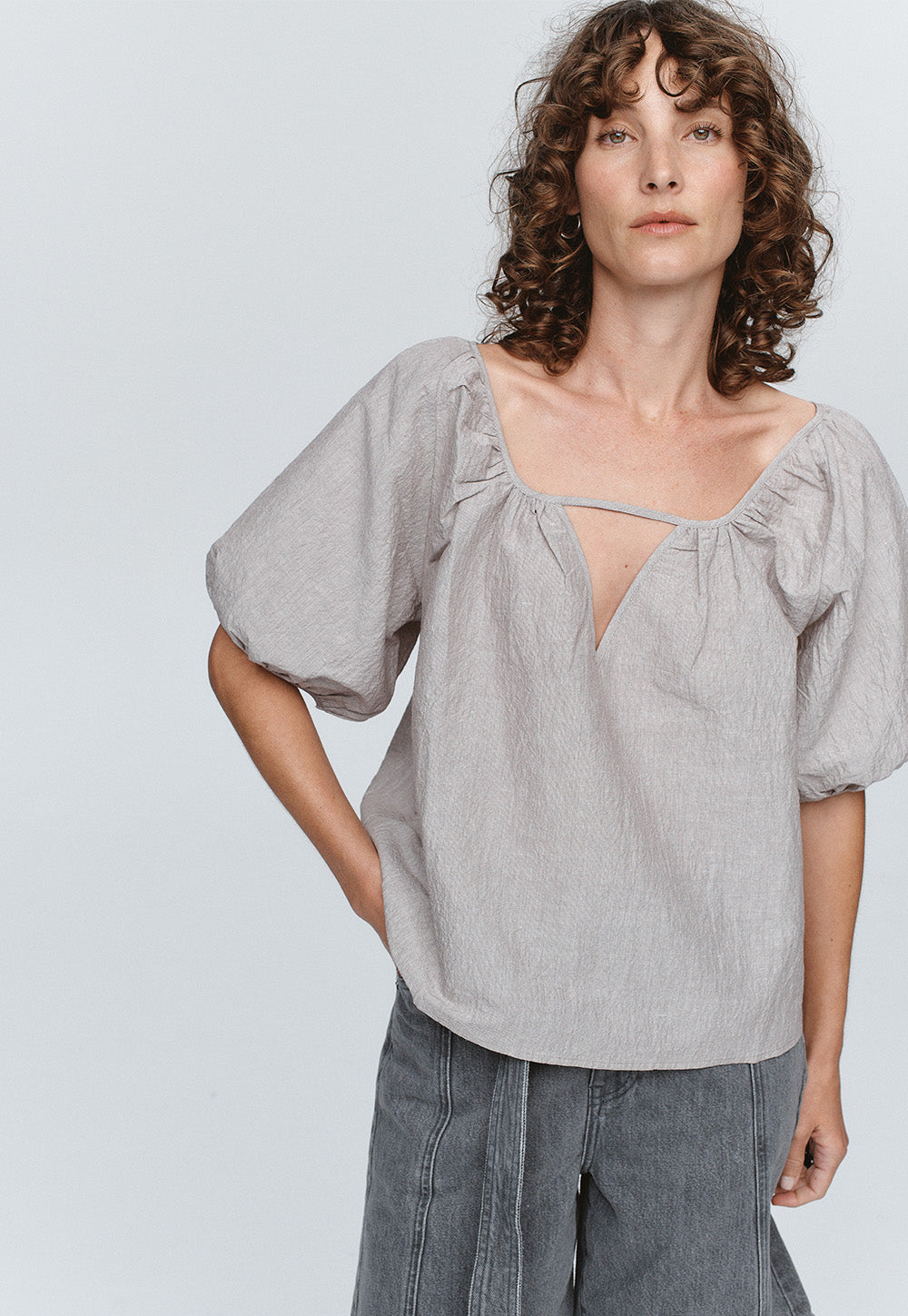 Kendra Top - Chocolate Stripe