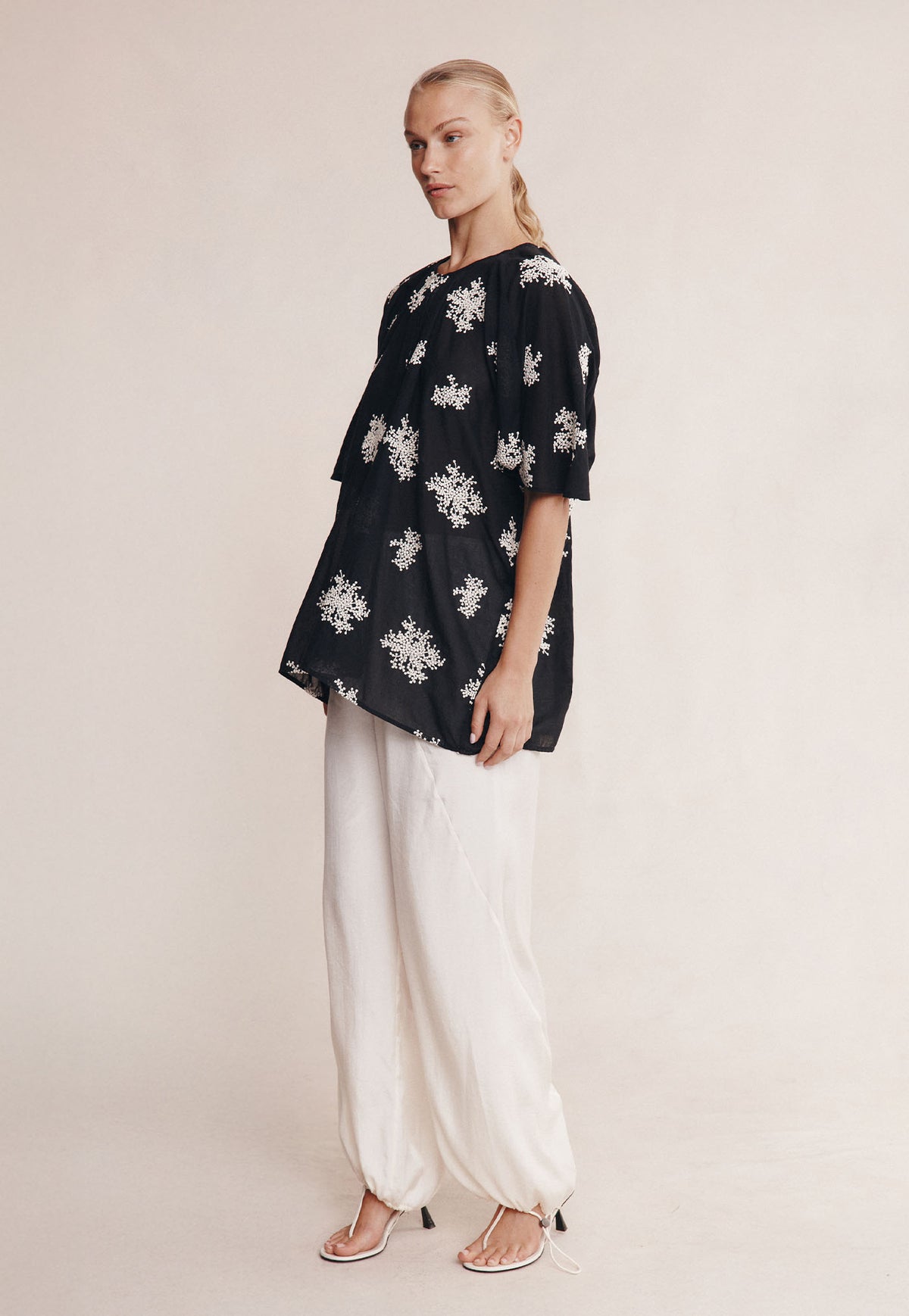 Liberty Short Sleeve Shirt - Rice Flower