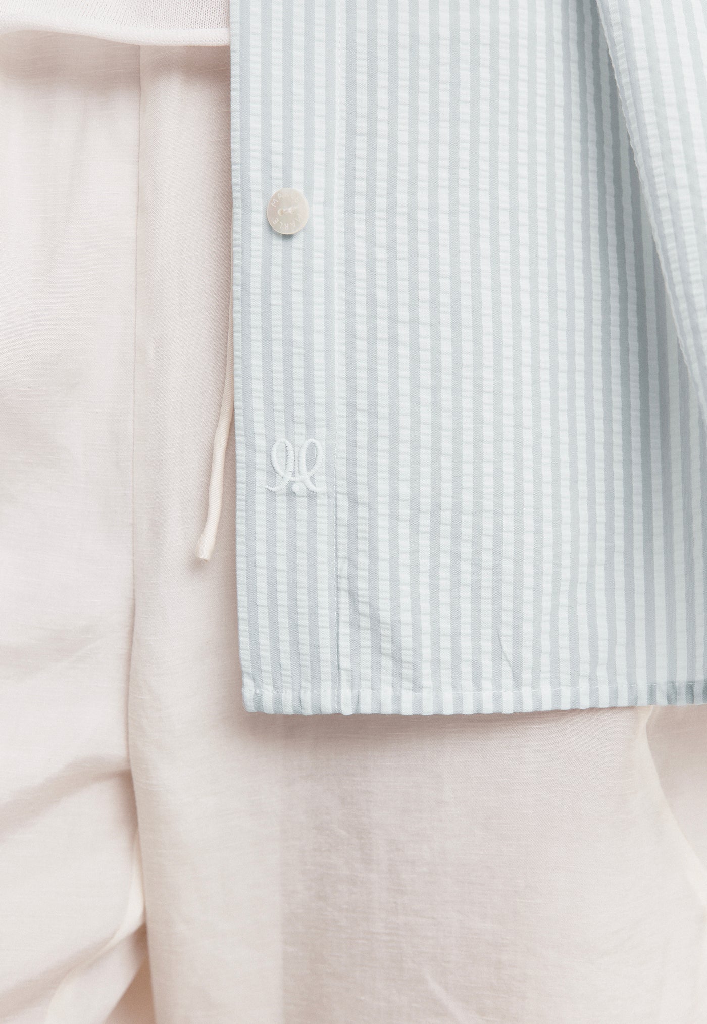 Mella Shirt - Mist Stripe