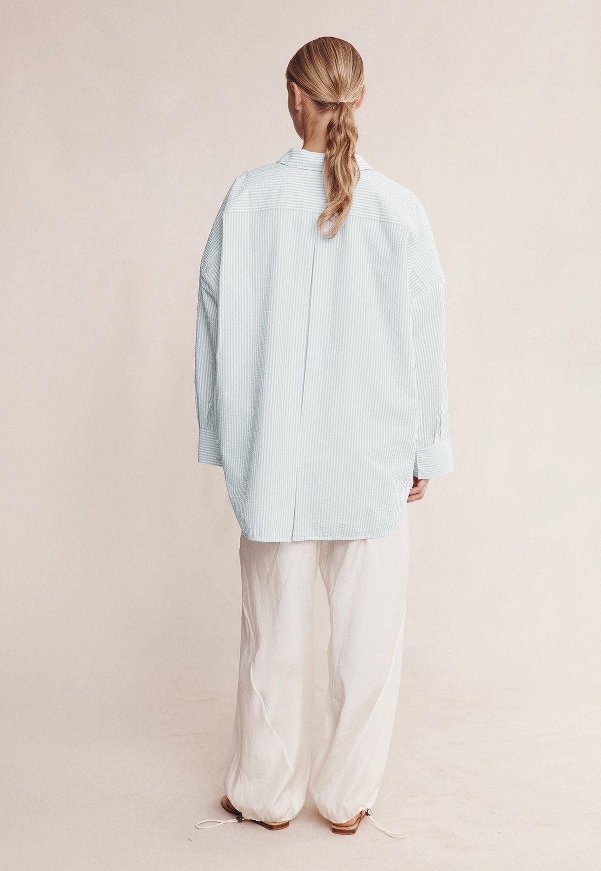 Mella Shirt - Mist Stripe