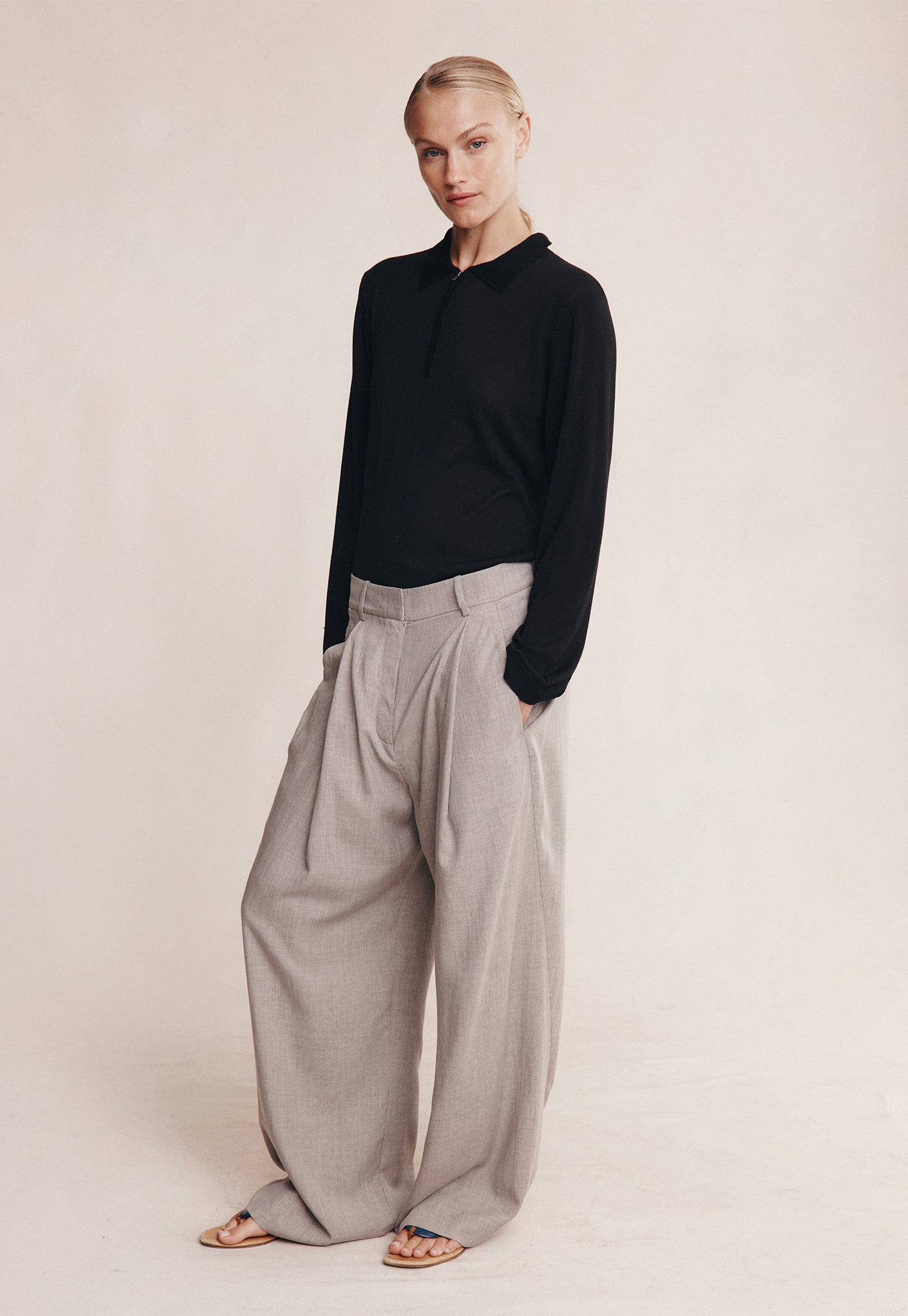 Morrie Pant - Grey Marle