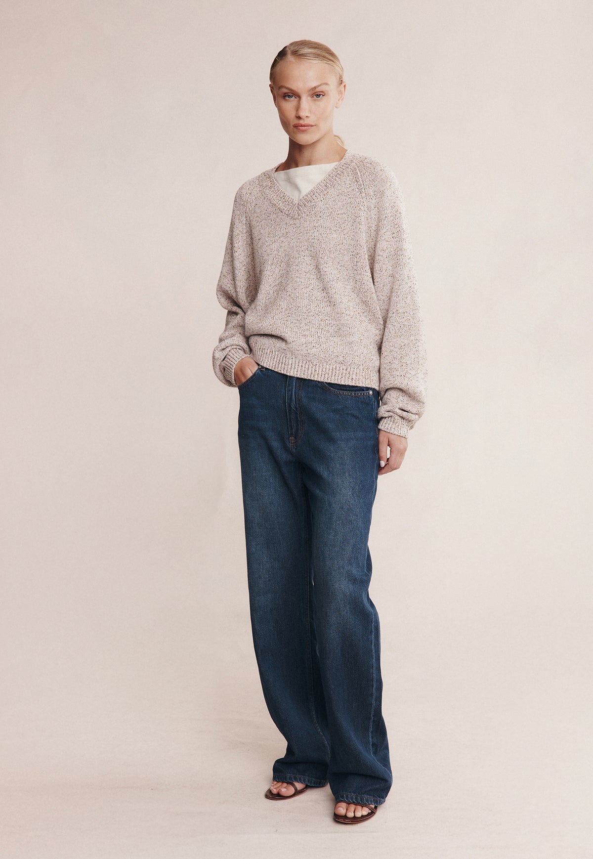 Moss Sweater - Fleur Speckle