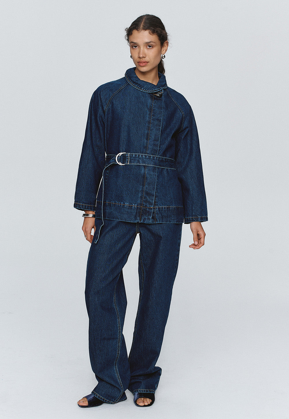 Oda Jacket - Washed Indigo