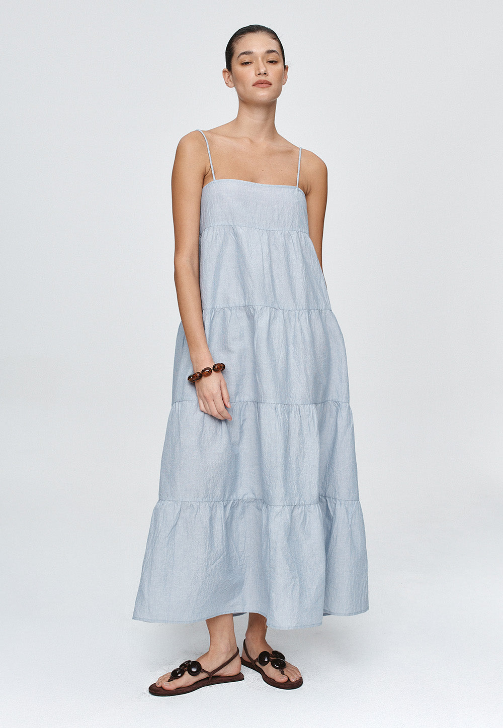 Ophelia Dress - Bleu Stripe