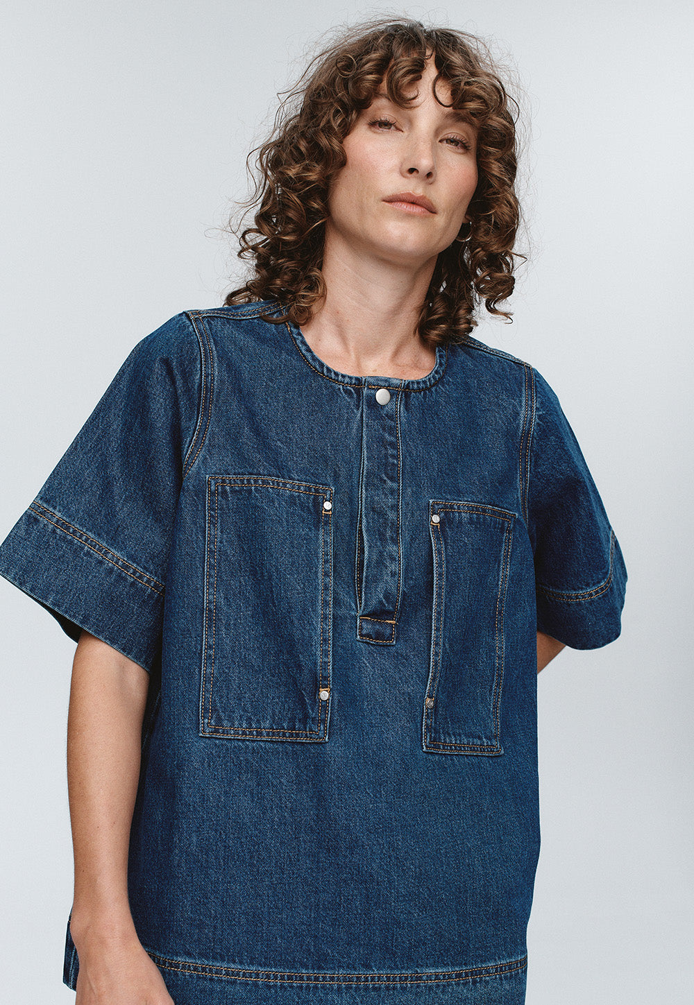 Patch Pocket Shirt - Washed Indigo