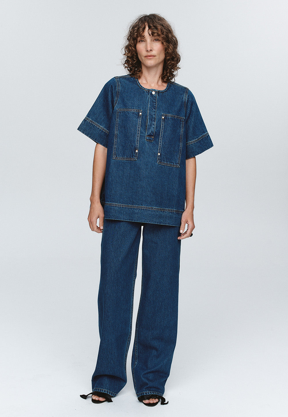Patch Pocket Shirt - Washed Indigo