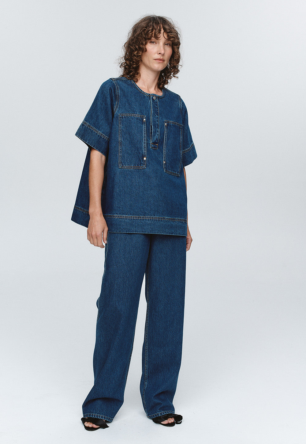 Patch Pocket Shirt - Washed Indigo