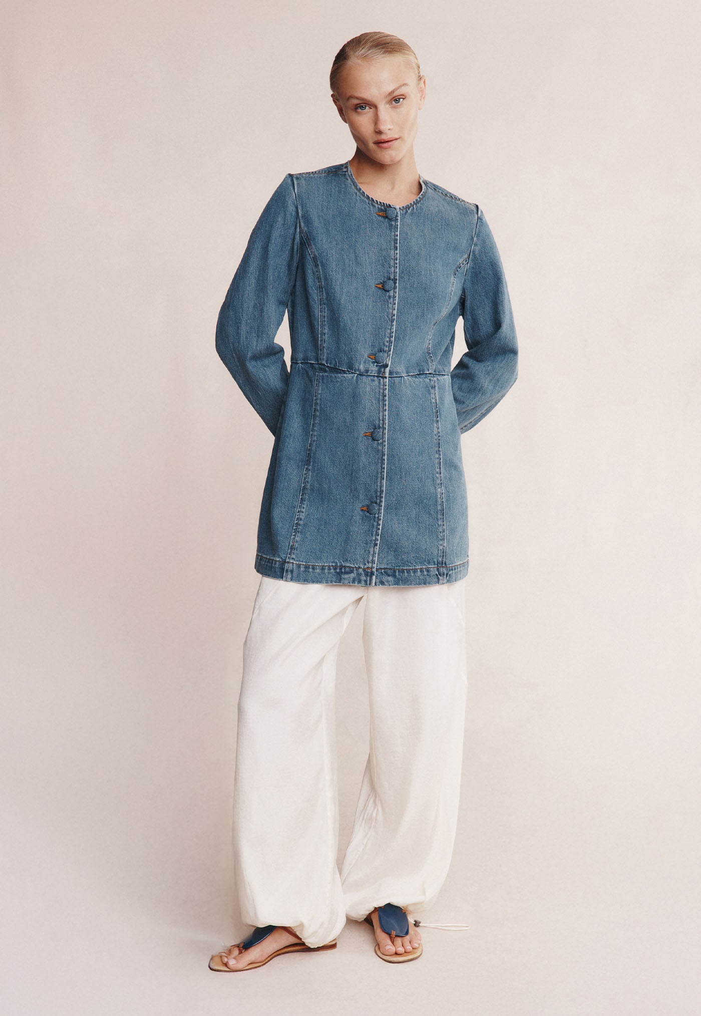 Riana Jacket - Light Wash 01