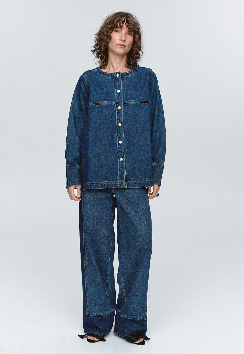 Seam Shirt - Washed Indigo