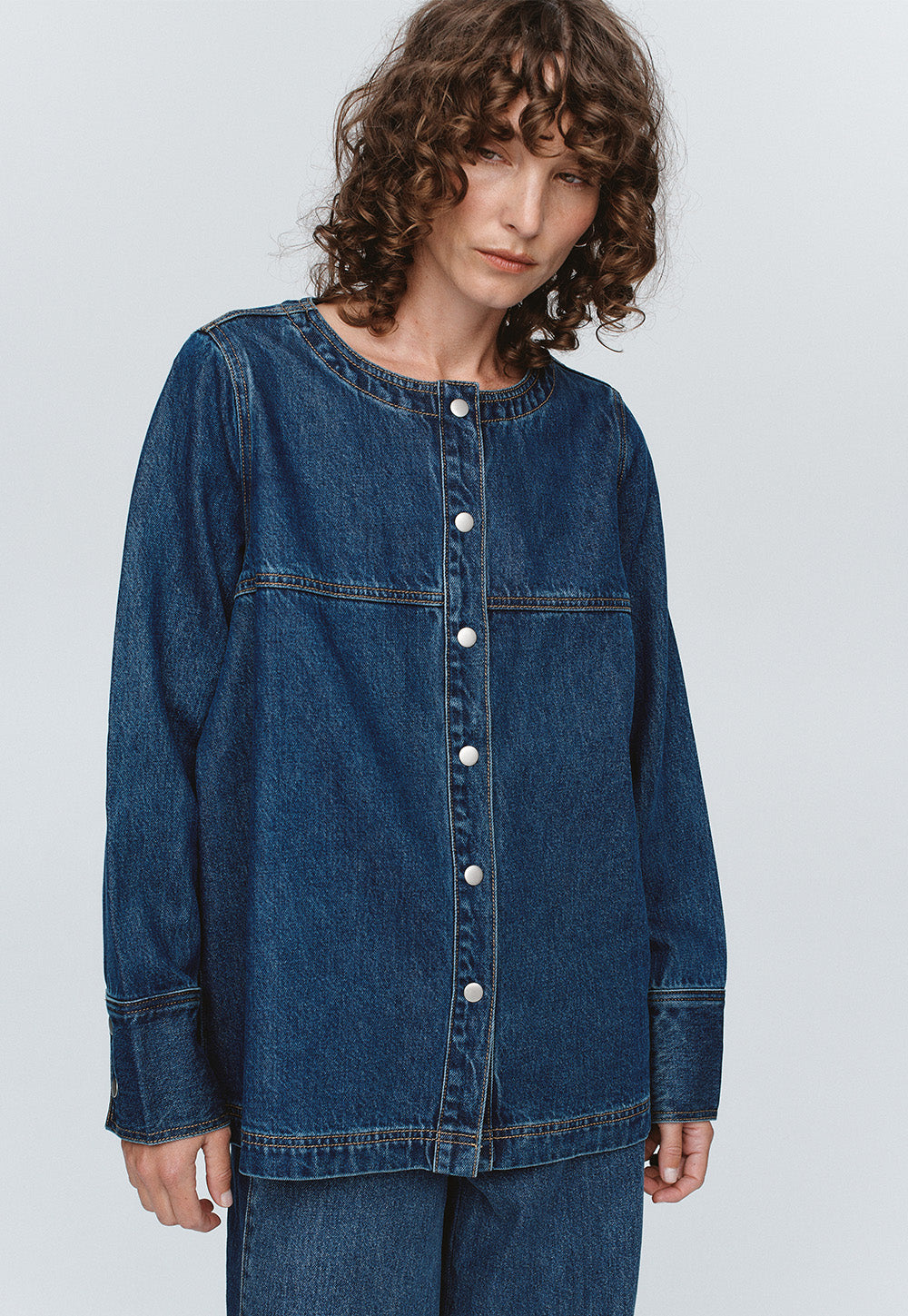 Seam Shirt - Washed Indigo