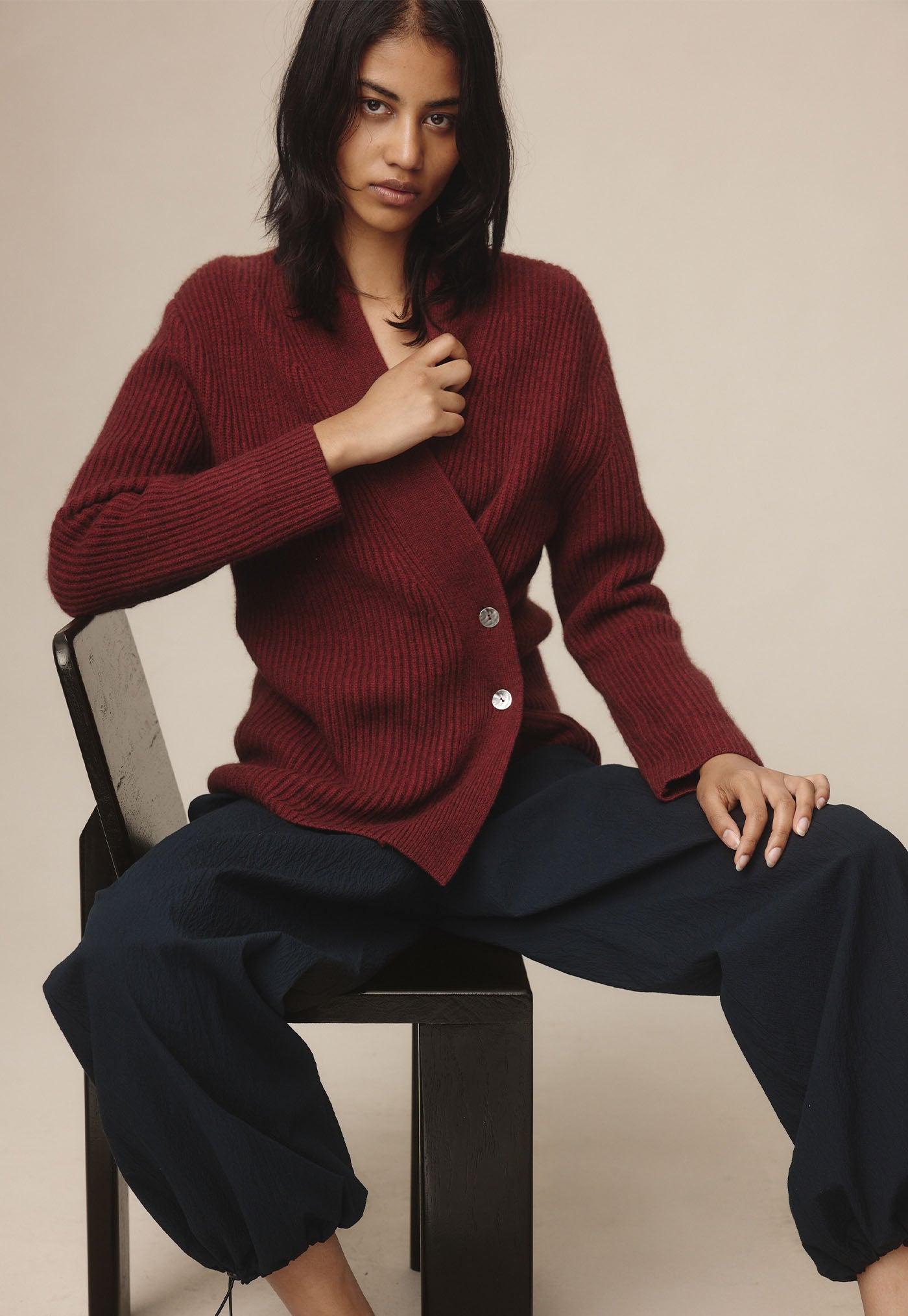 Tulia Cardigan - Dahlia