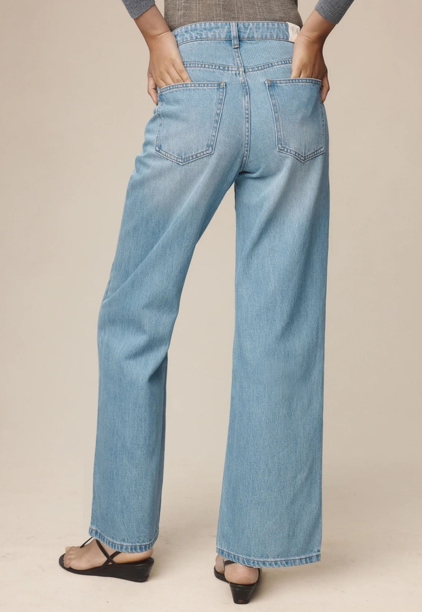 Wide Leg Jean - Classic Wash