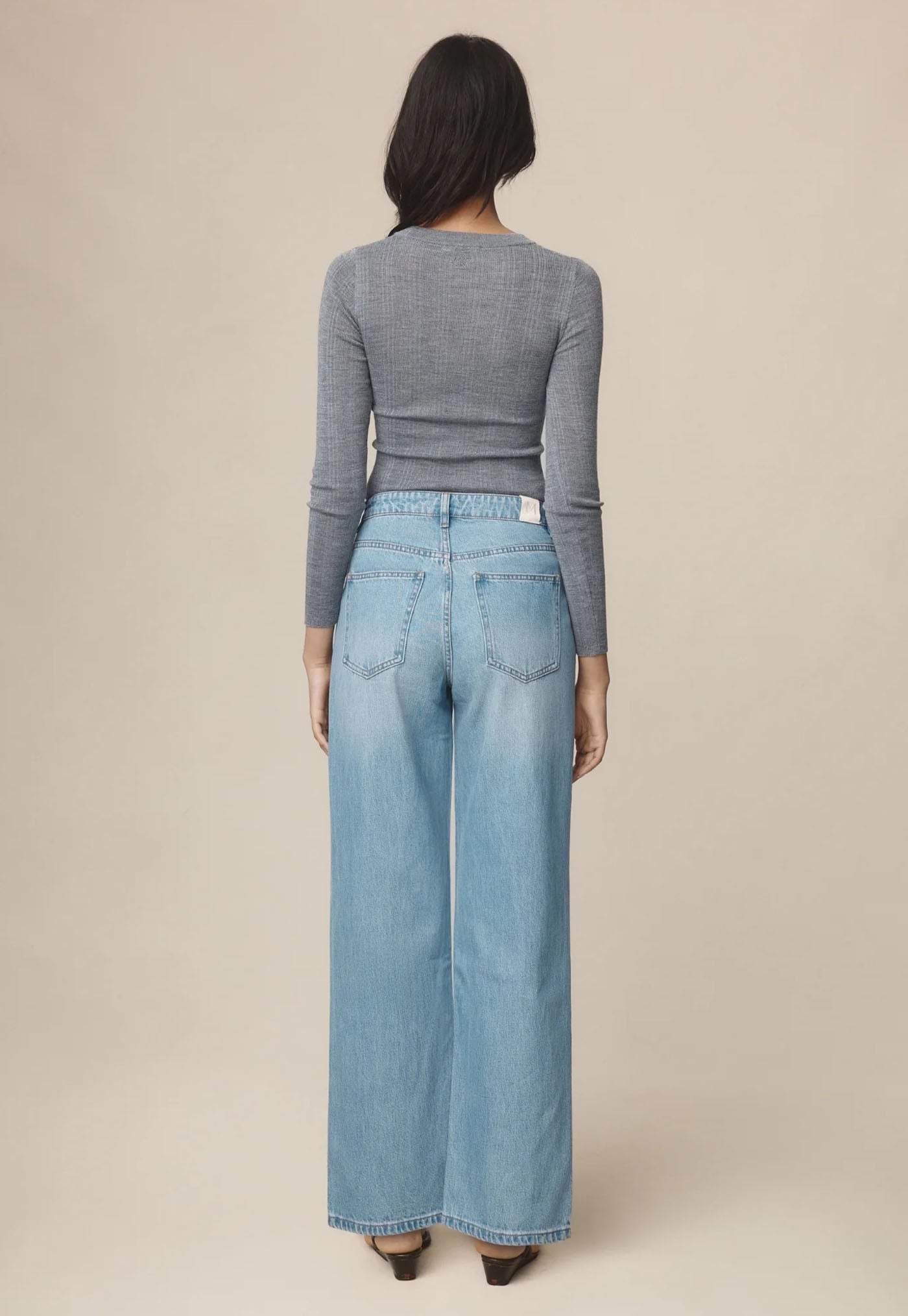 Wide Leg Jean - Classic Wash