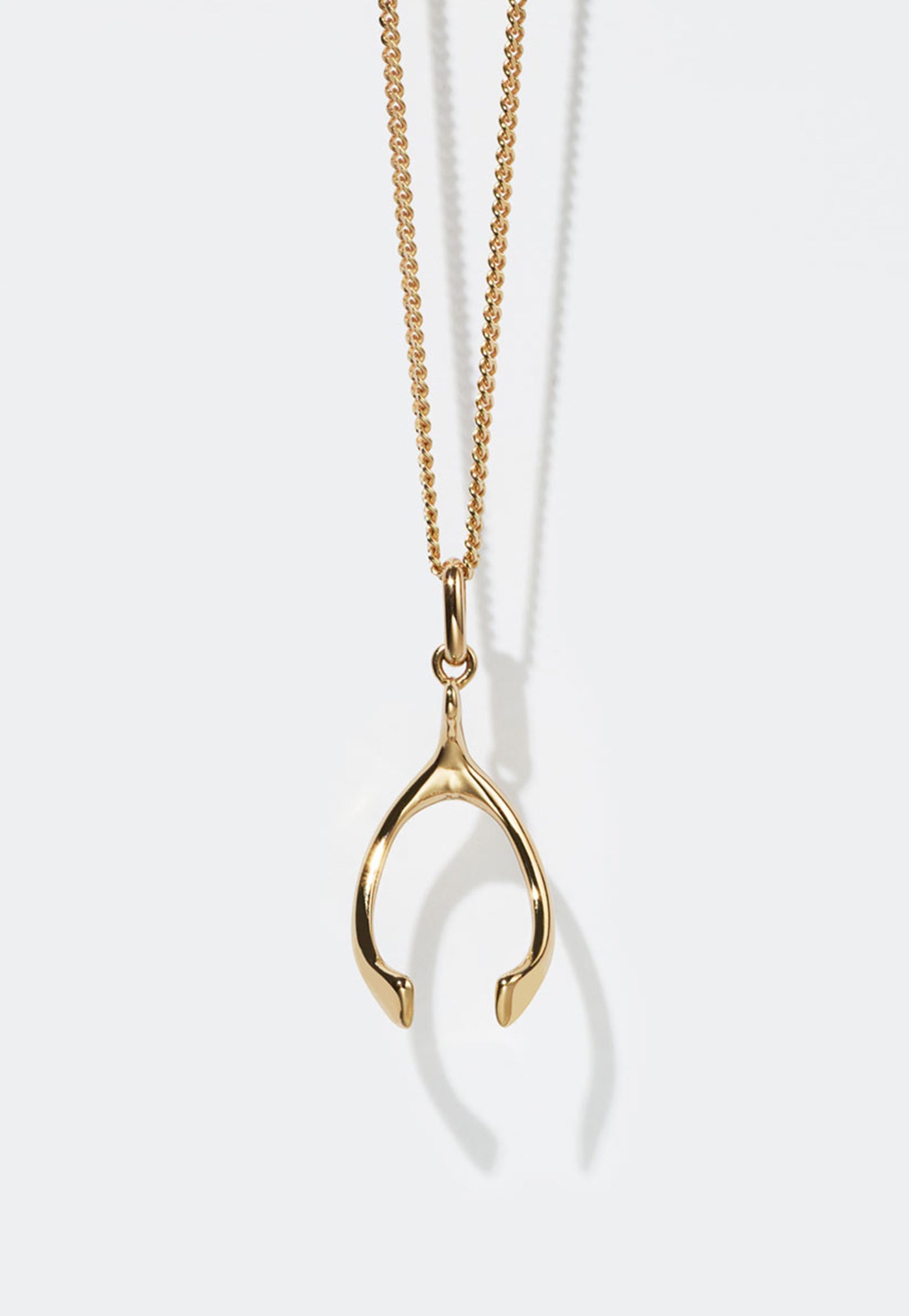 Wishbone Charm Necklace