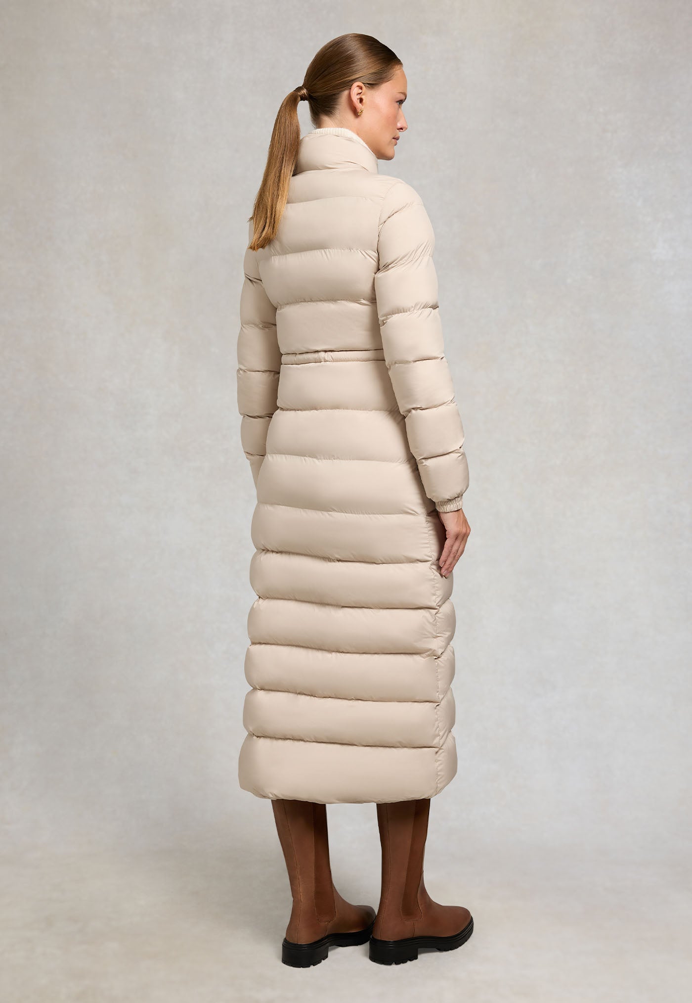 Milton Longline Coat - Putty