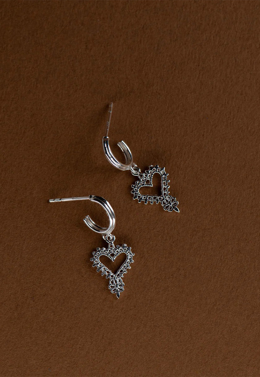 Mini Gypsy Heart Earrings