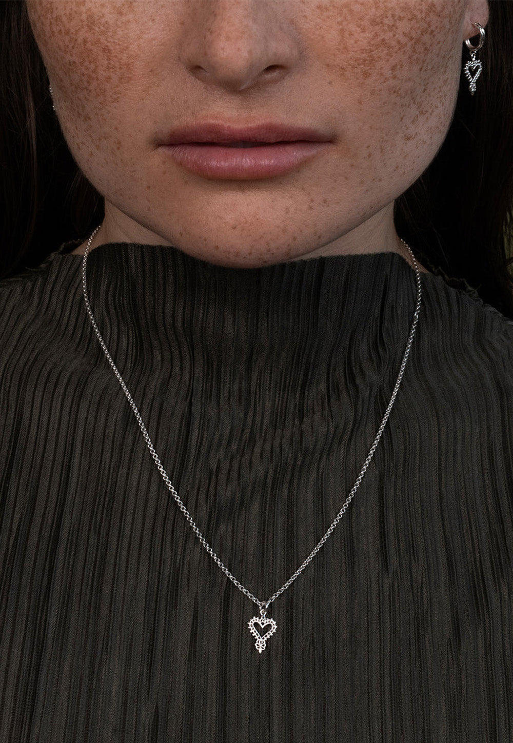 Mini Gypsy Heart Necklace