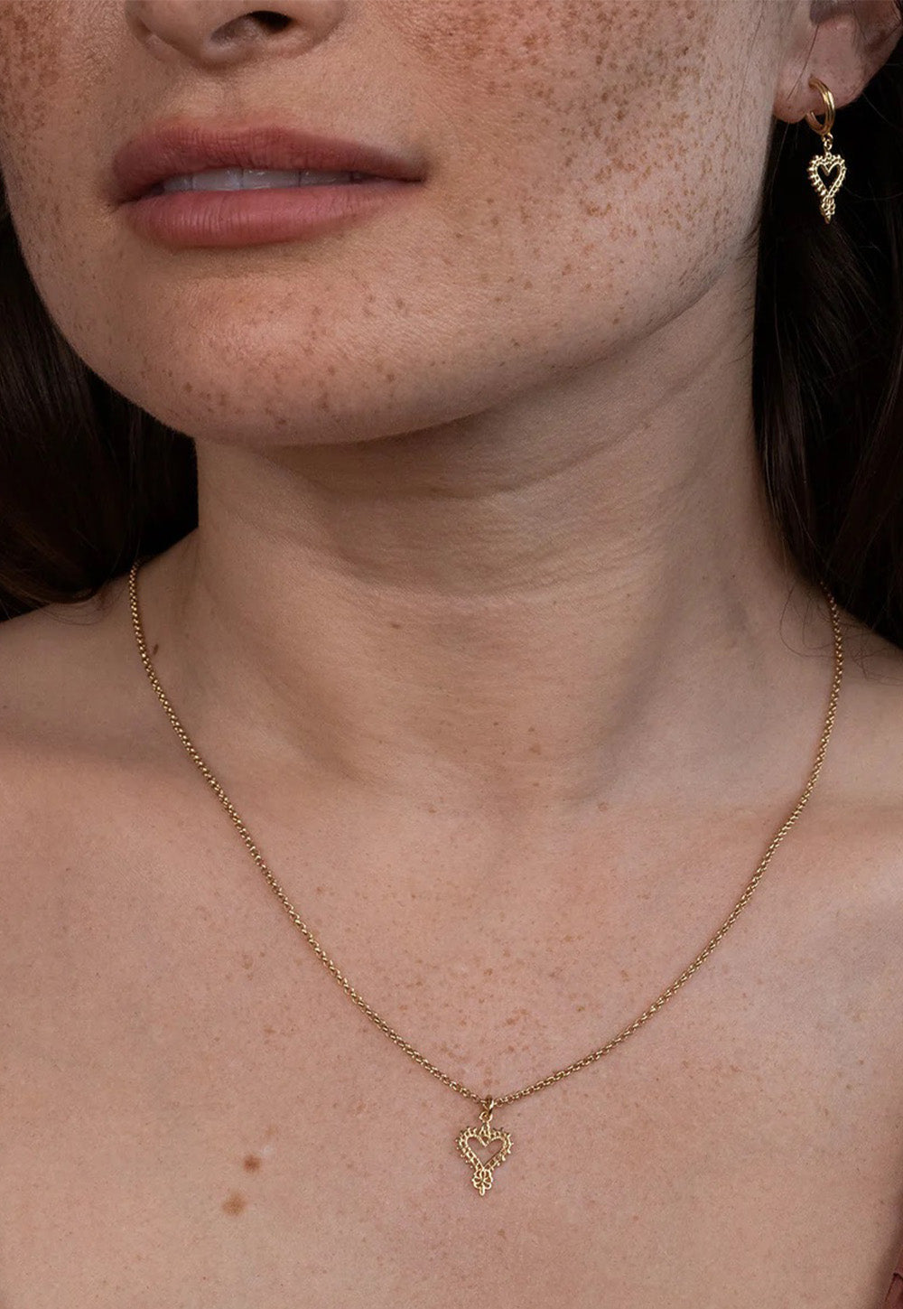 Mini Gypsy Heart Necklace