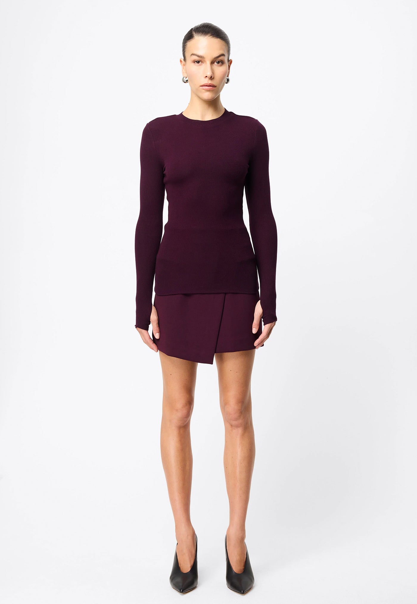The Brooklyn Top - Cherry Lacquer