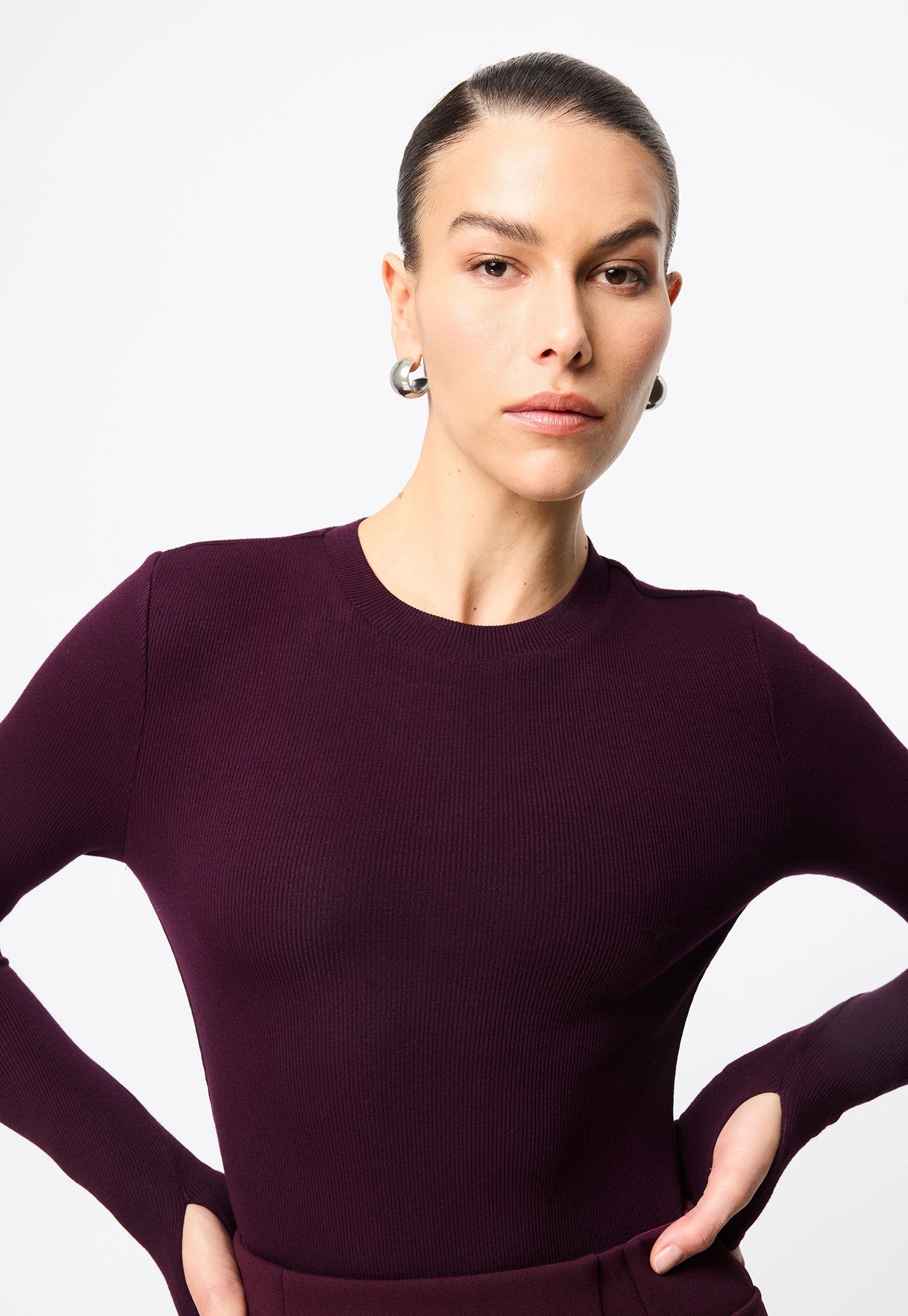 The Brooklyn Top - Cherry Lacquer