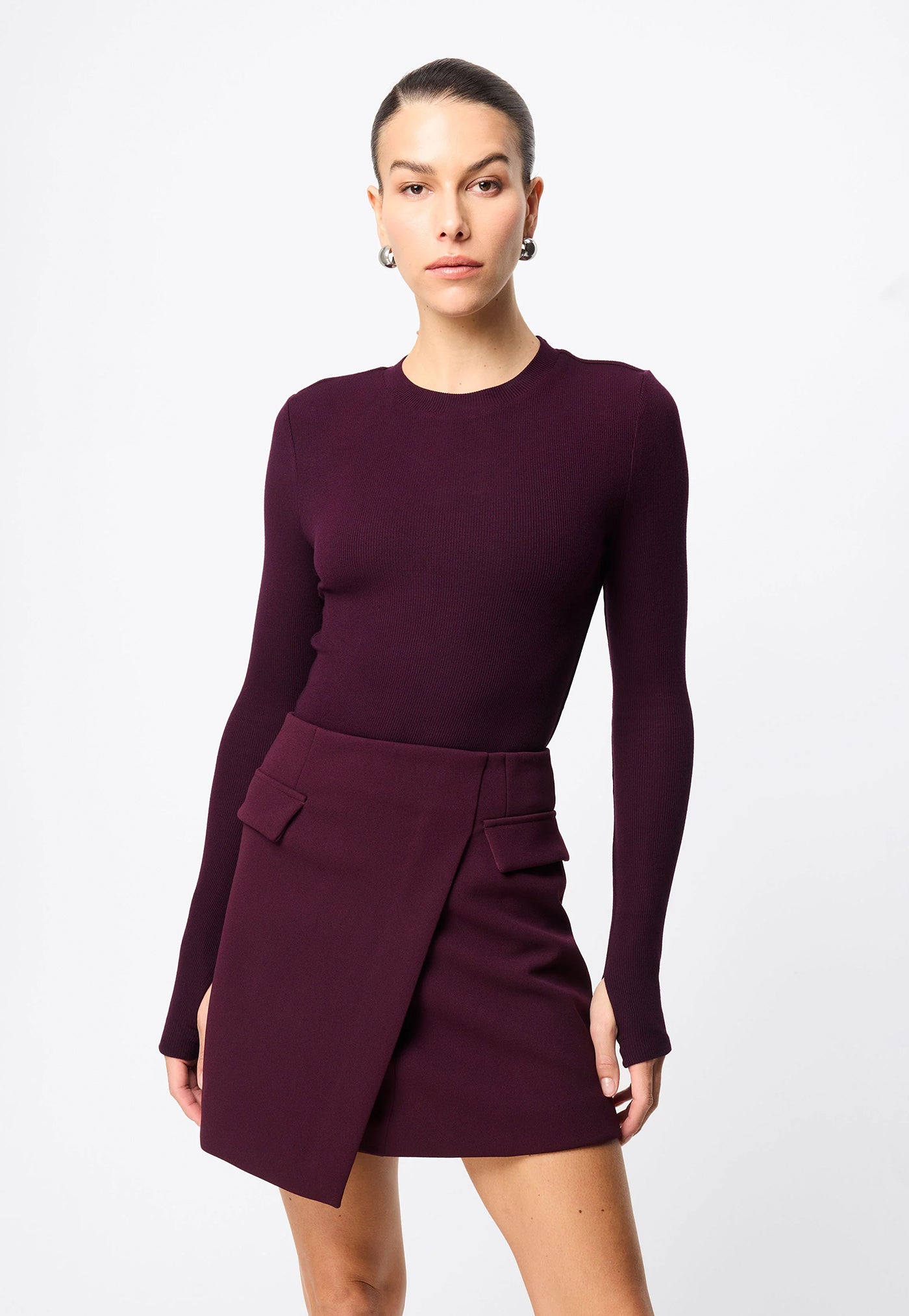 The Brooklyn Top - Cherry Lacquer