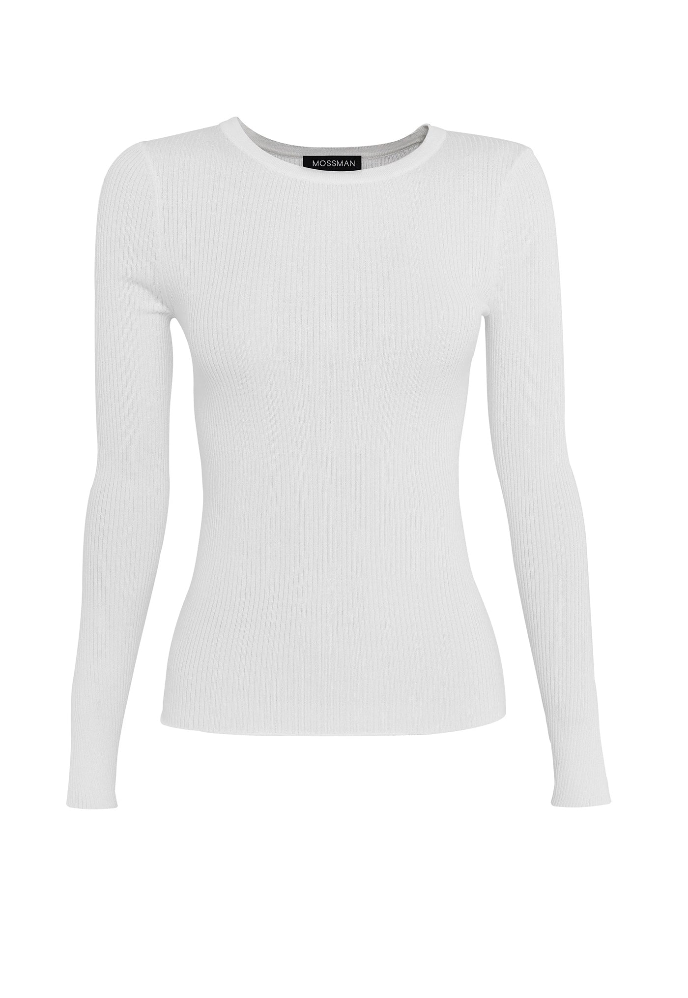 Fine Line Knit - White