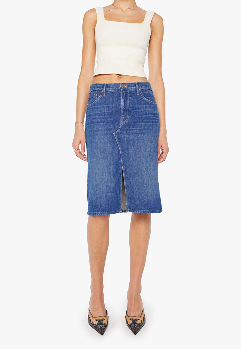The Ditcher Midi Skirt - Do Not Disturb