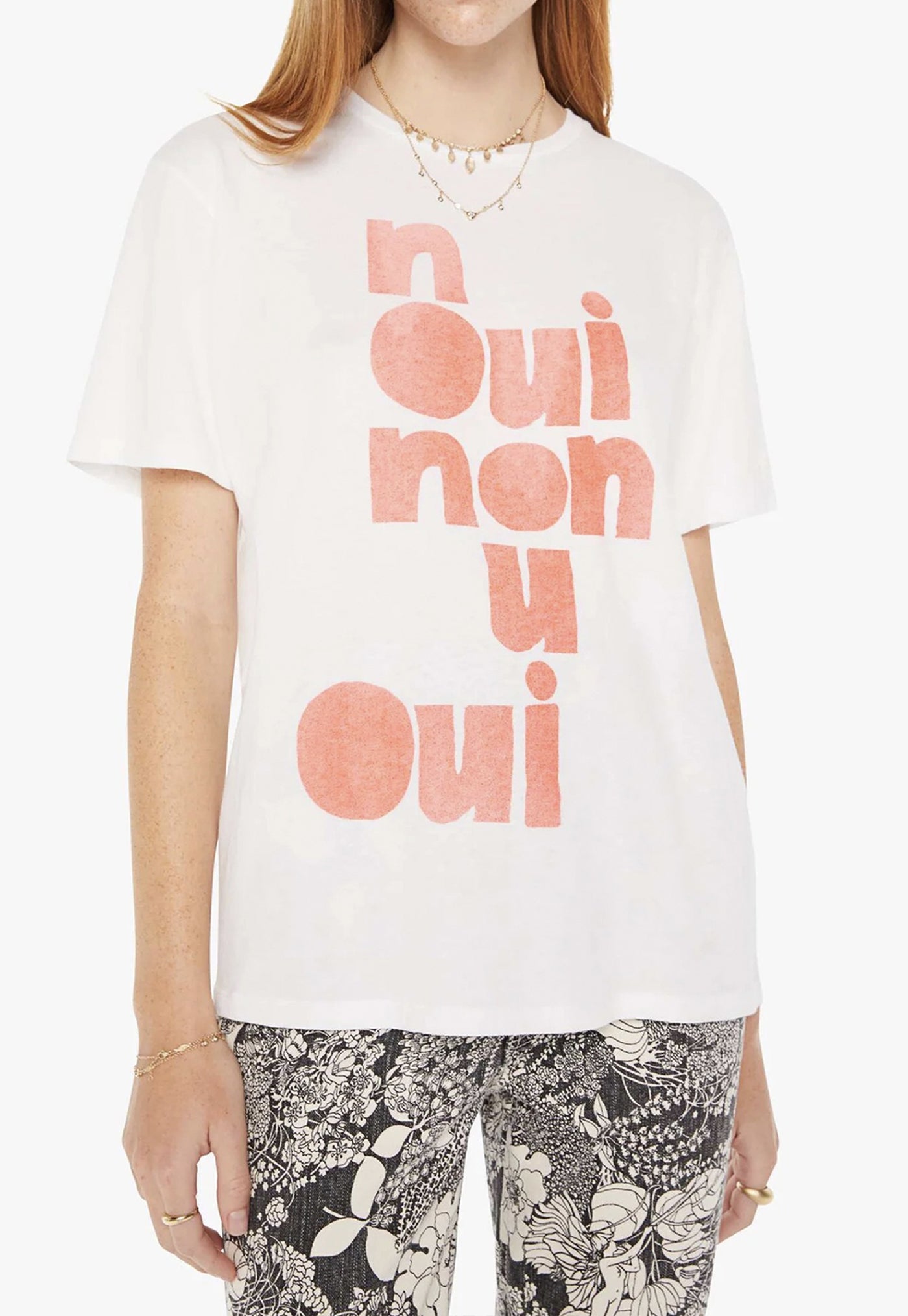 The Rowdy Tee - Oui Non sold by Angel Divine