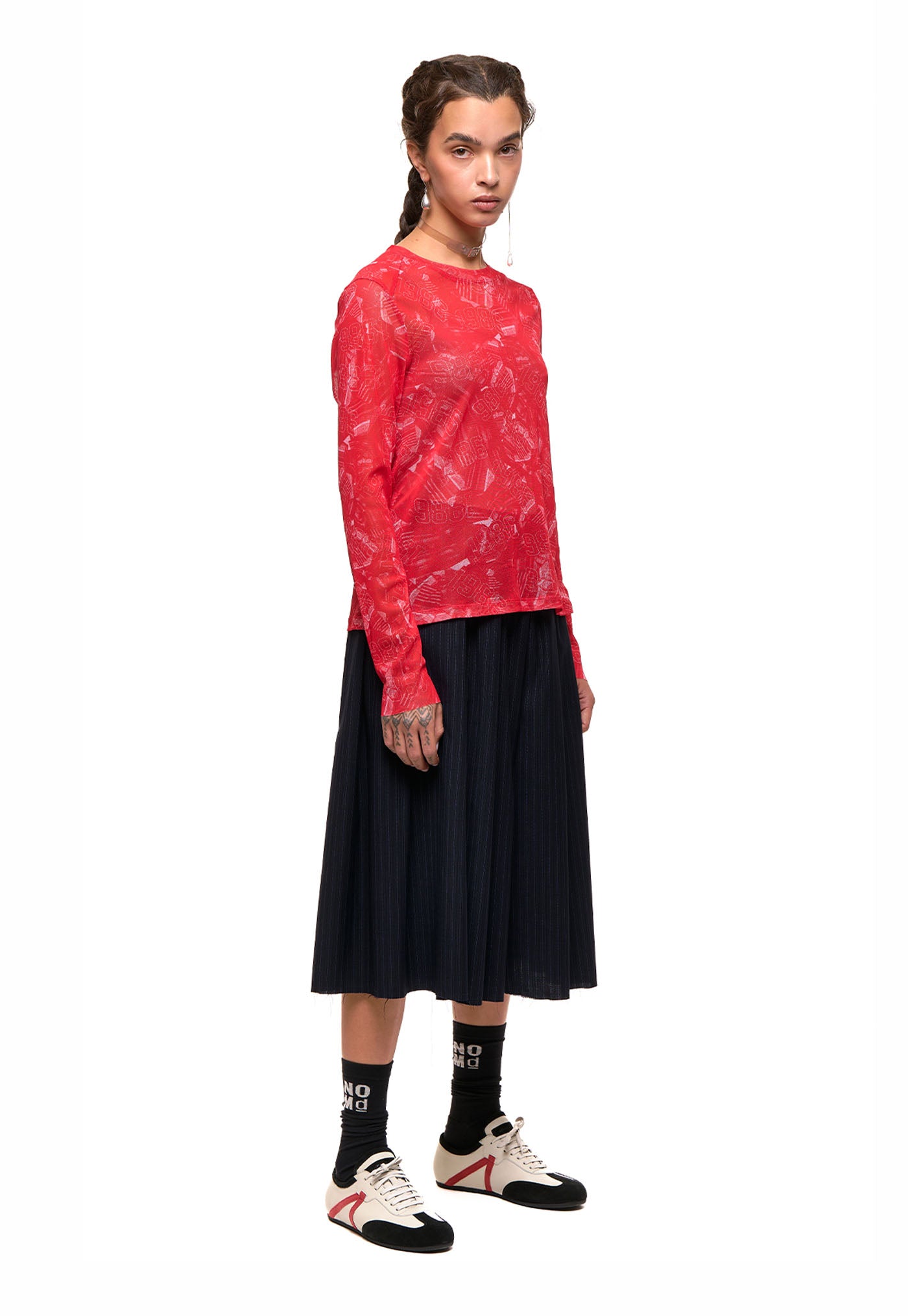 New Fit Long Sleeve - Knockout Print