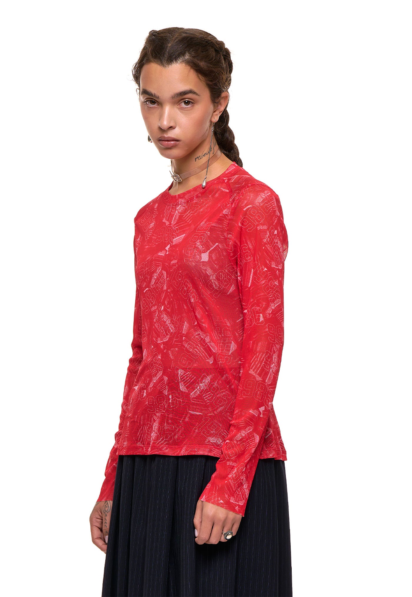 New Fit Long Sleeve - Knockout Print