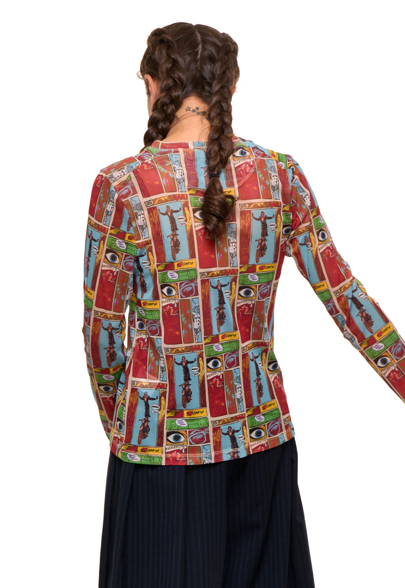 New Fit Long Sleeve - Comic Strip Print