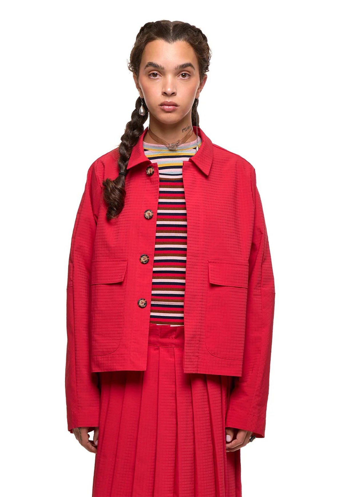Jet Jacket - Bright Red