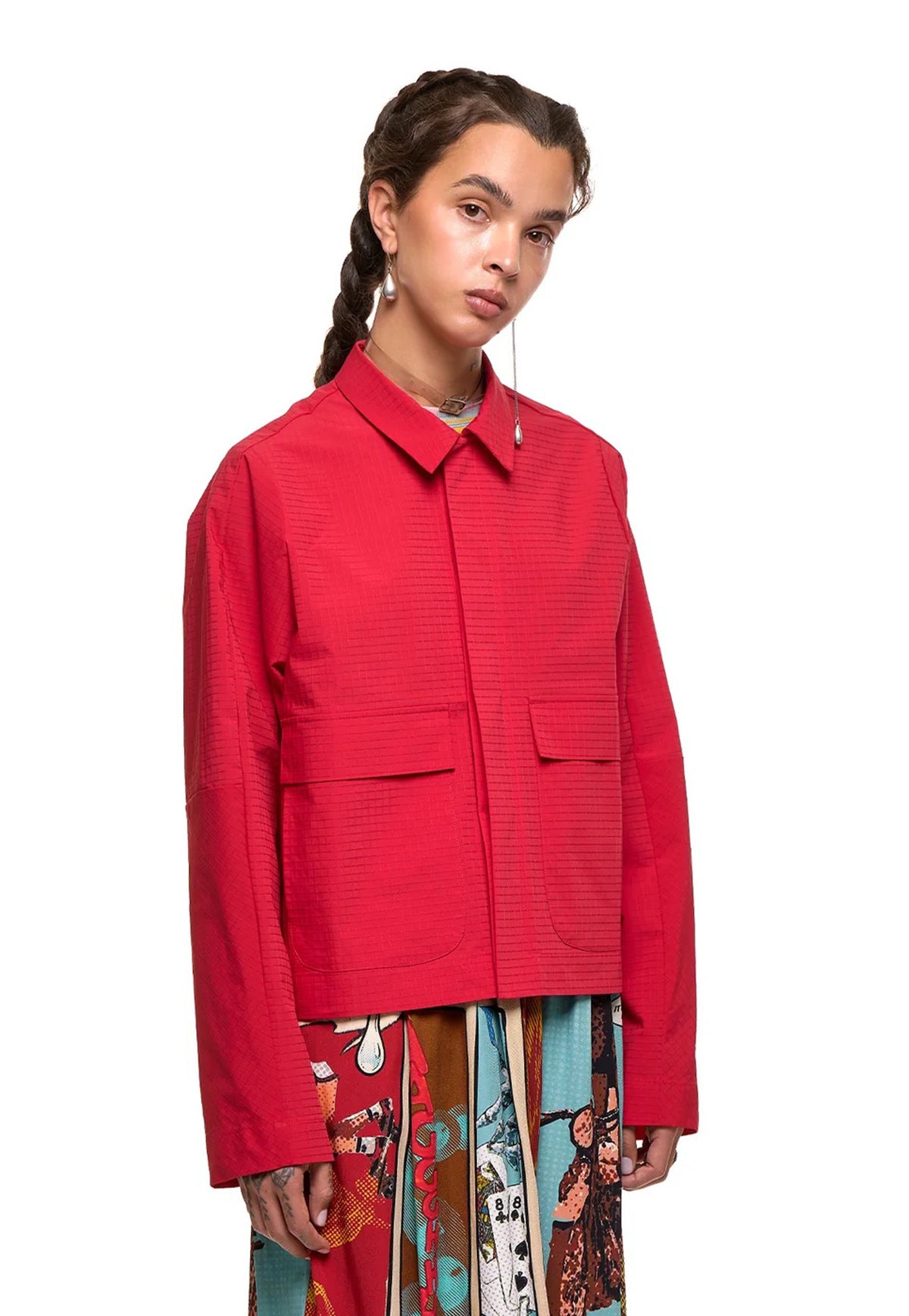 Jet Jacket - Bright Red
