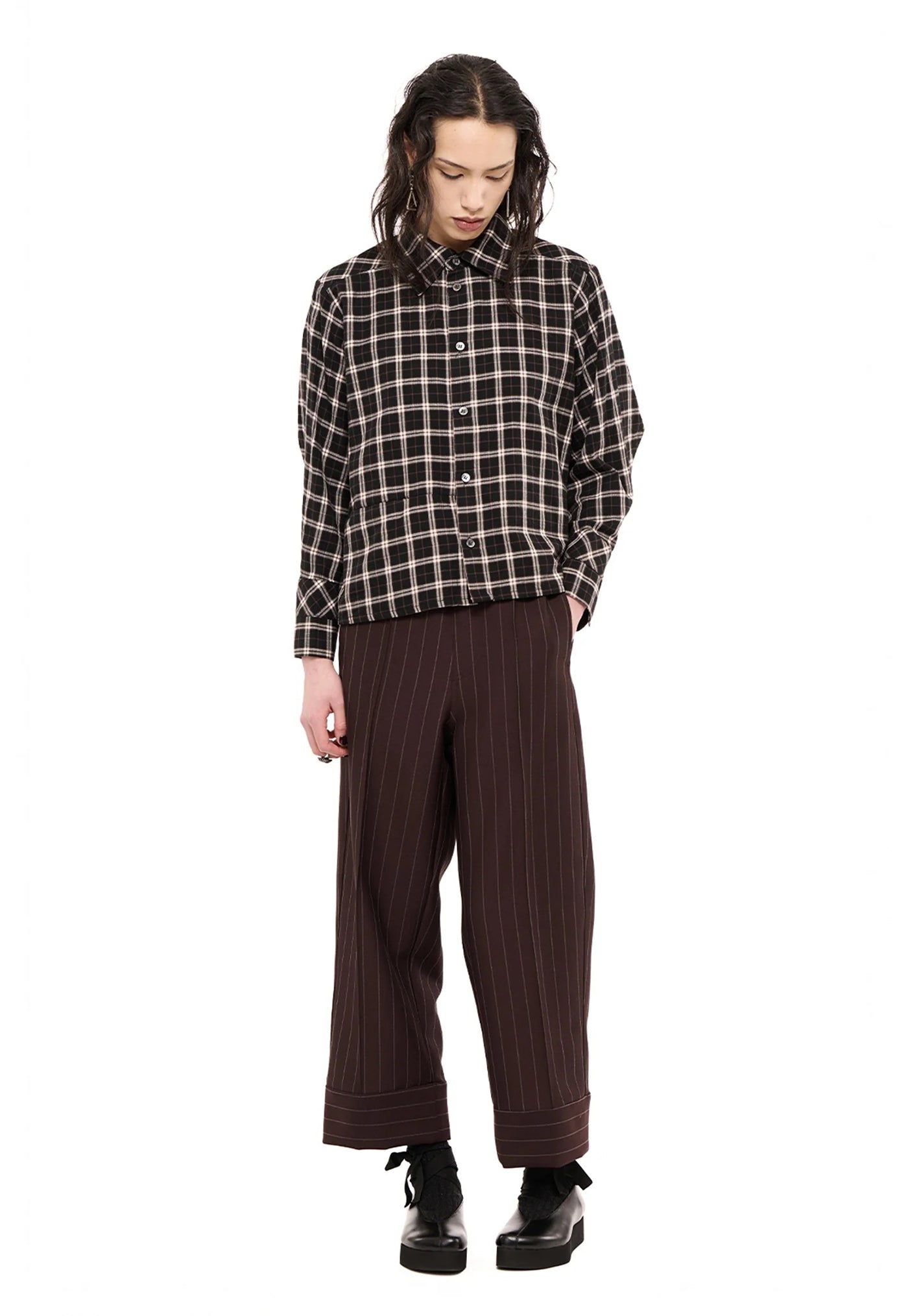 Line Dance Shirt - Black/Brown