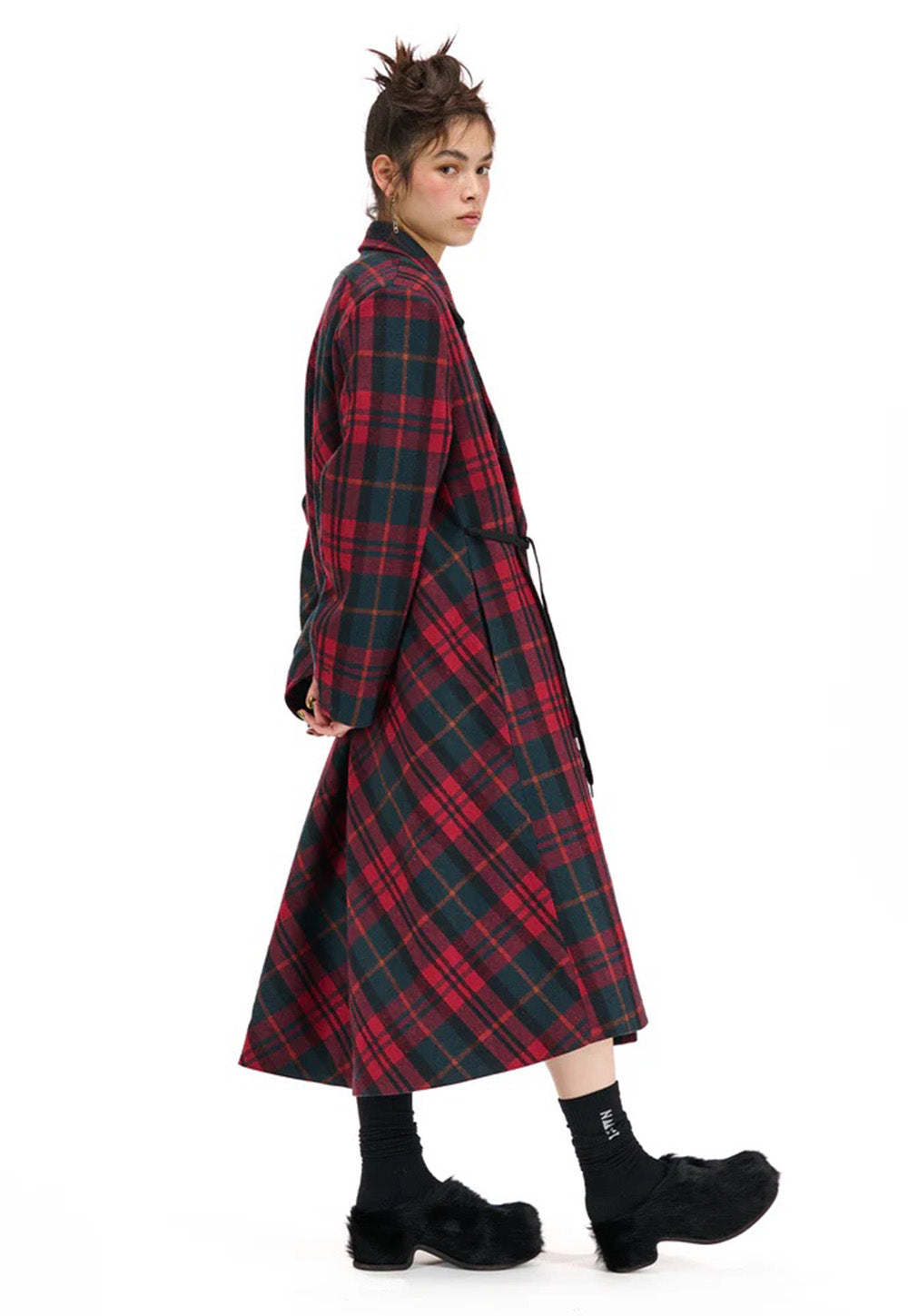 Promenade Coat - Red