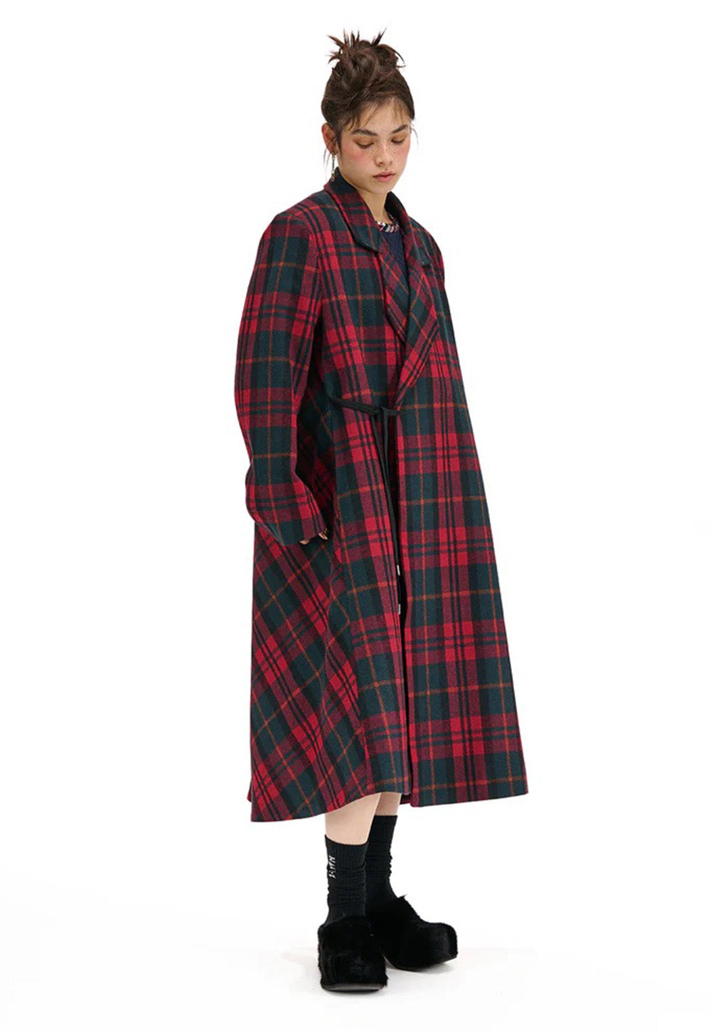 Promenade Coat - Red