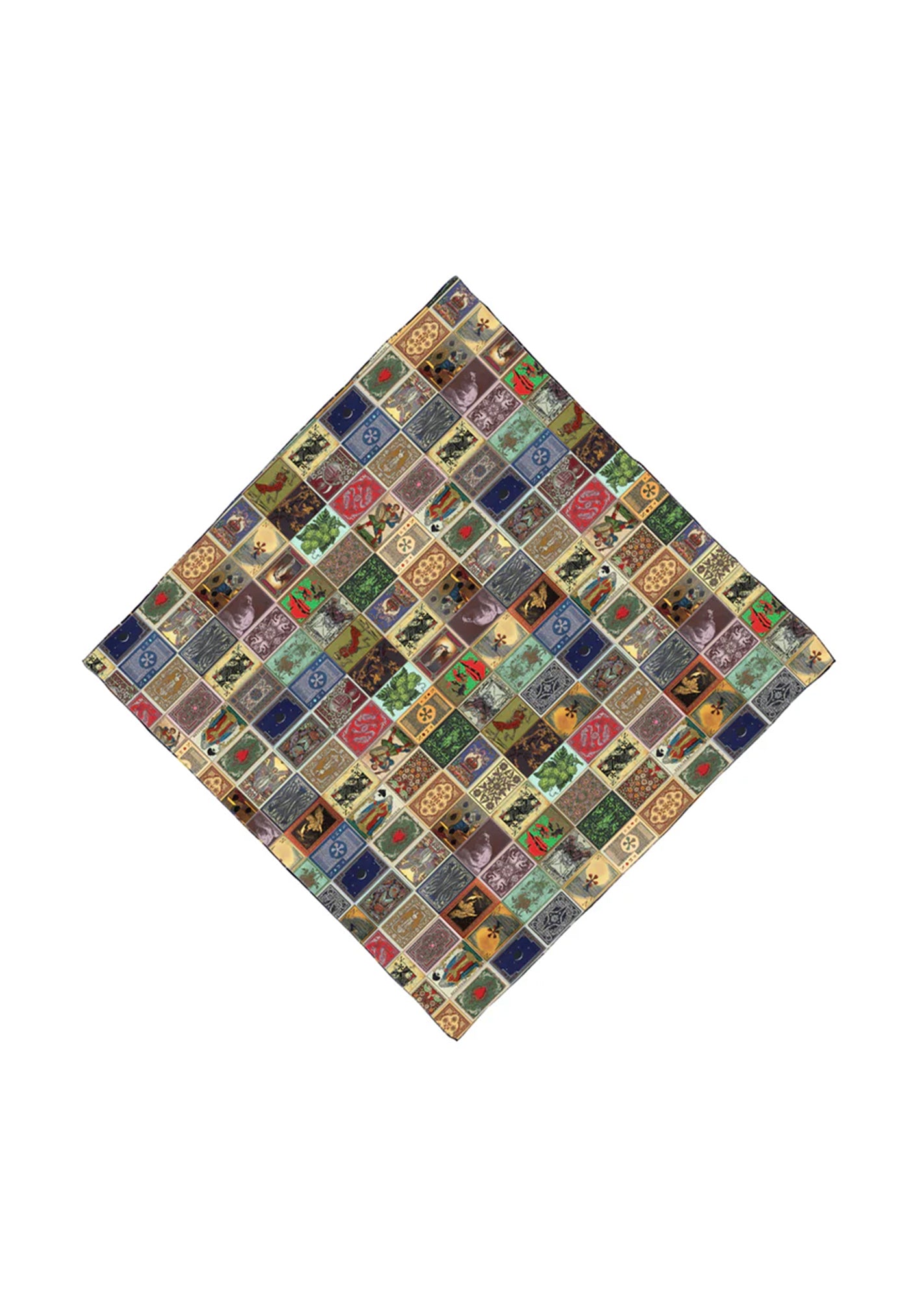 Silk Scarf - Fortuna Print