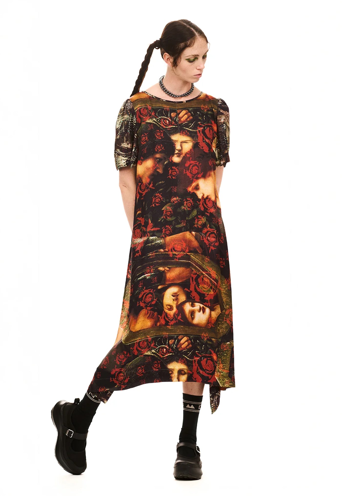 Janus Dress - Three Sisters Print Mix