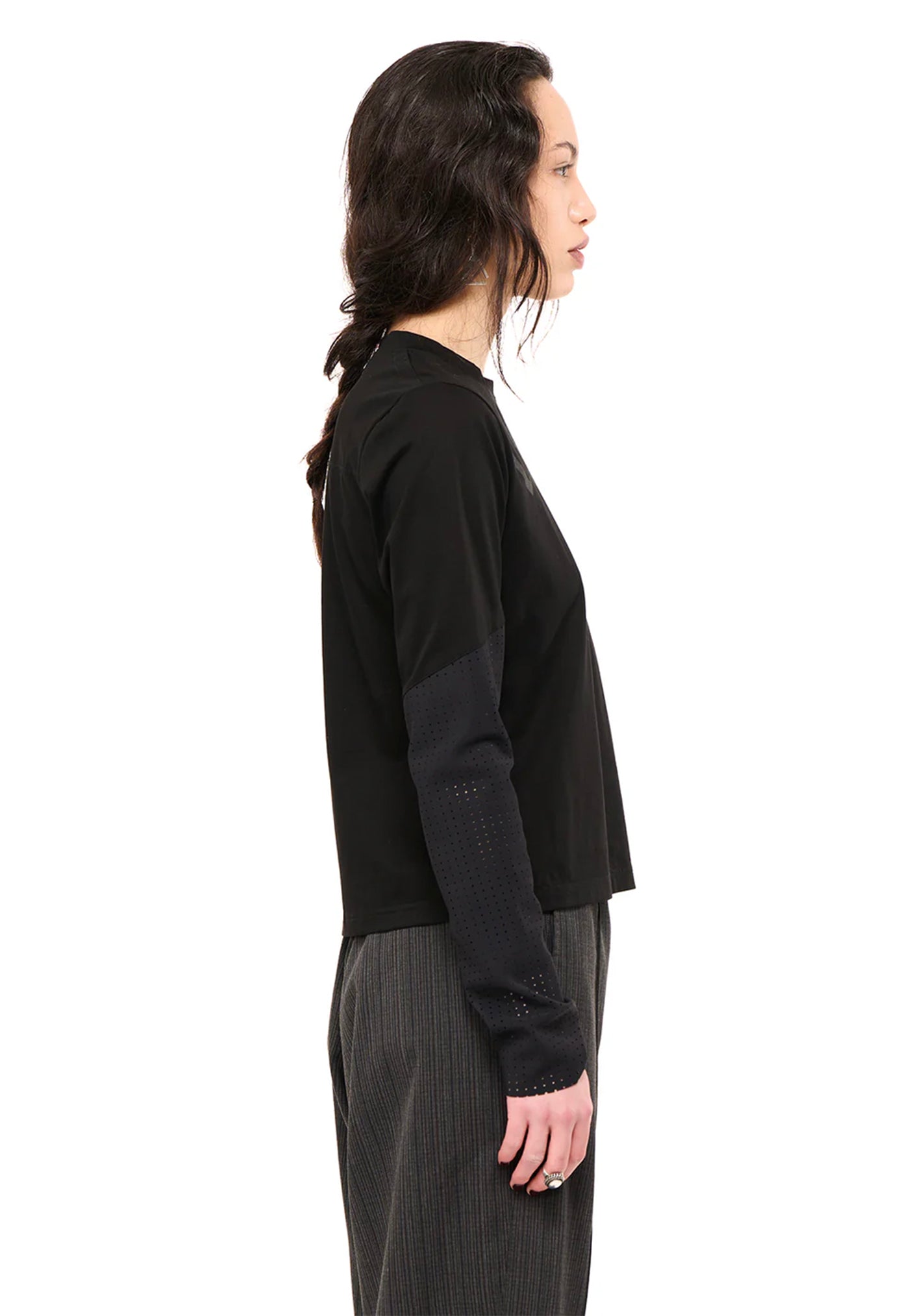 Base Long Sleeve - Gunmetal Origin Stencil