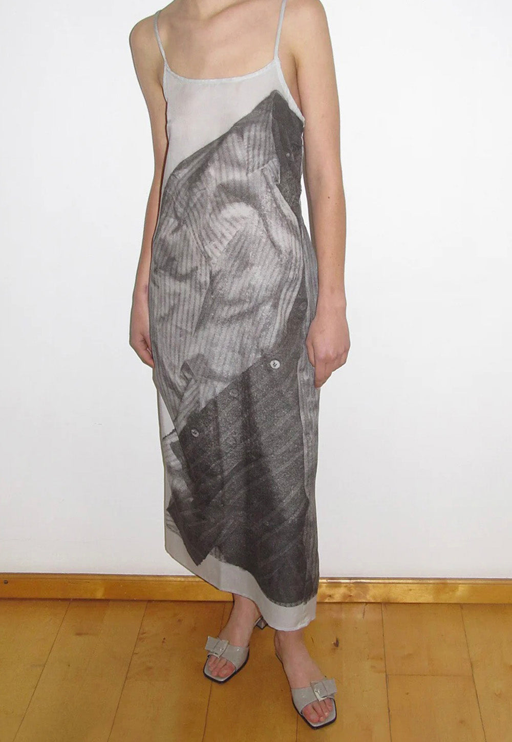 Petra Dress - Grey sold by Angel Divine