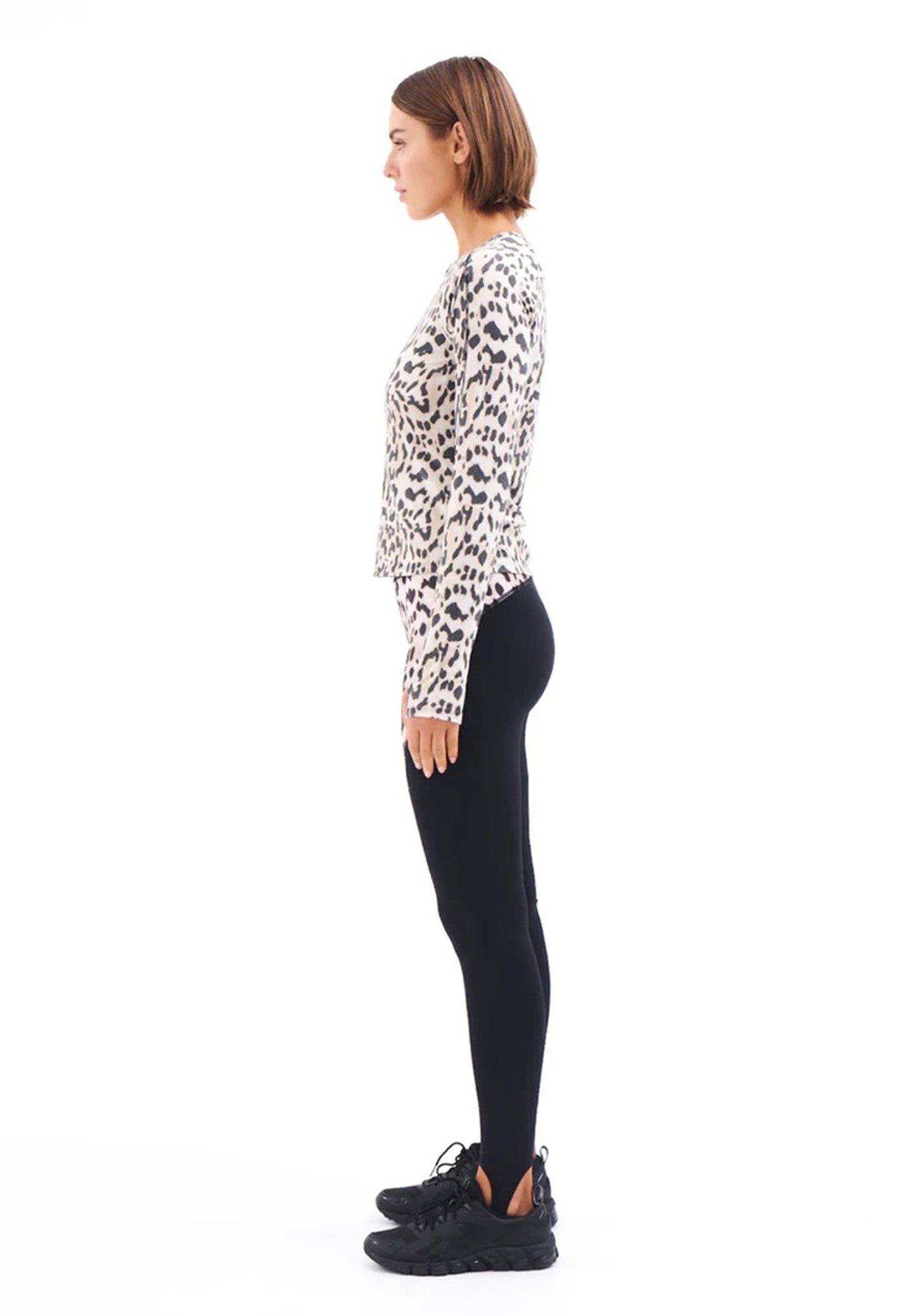 Slalom Printed Legging - Leopard sold by Angel Divine