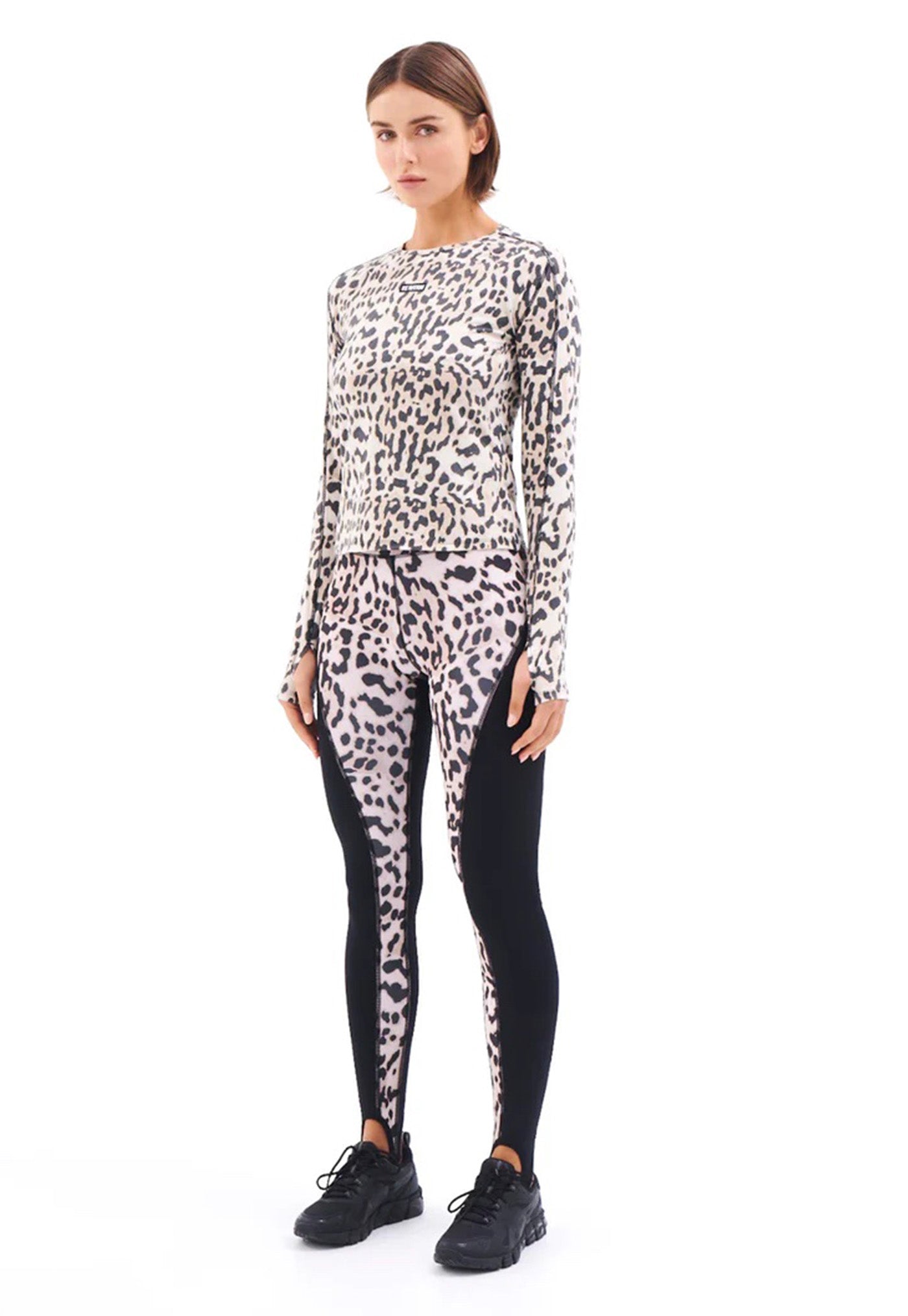 Slalom Printed Legging - Leopard sold by Angel Divine