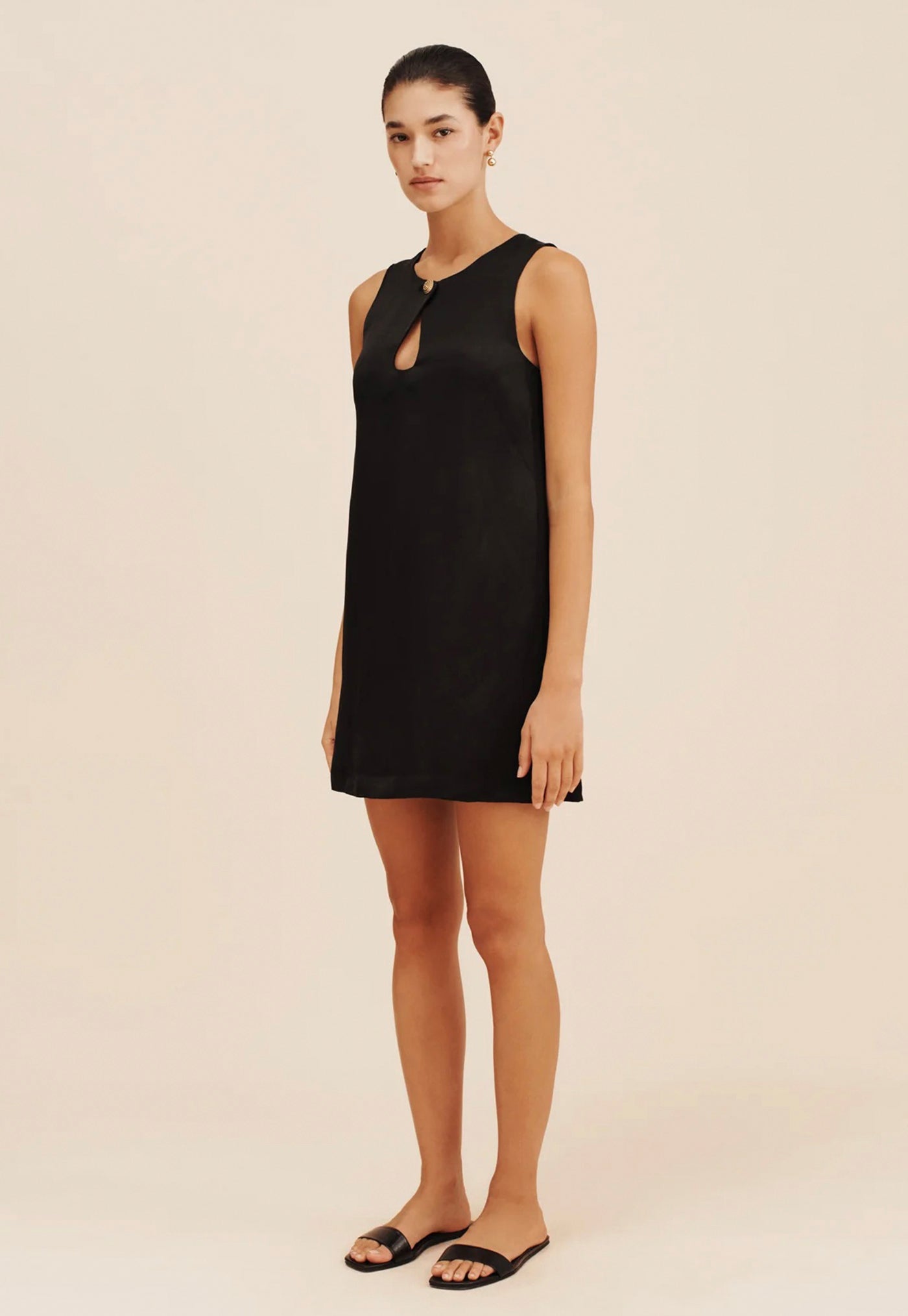 Gigi Mini Dress - Black sold by Angel Divine