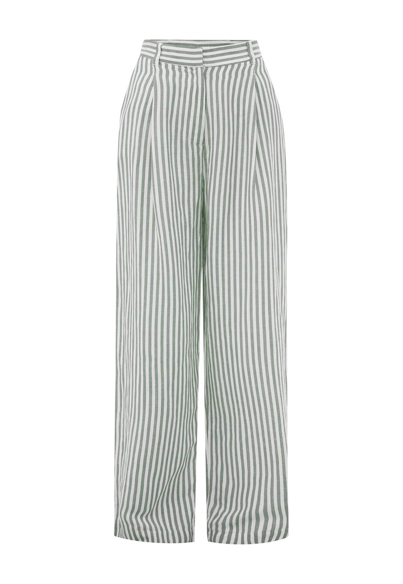 Lorenzo Pant - Seagrass Stripe sold by Angel Divine