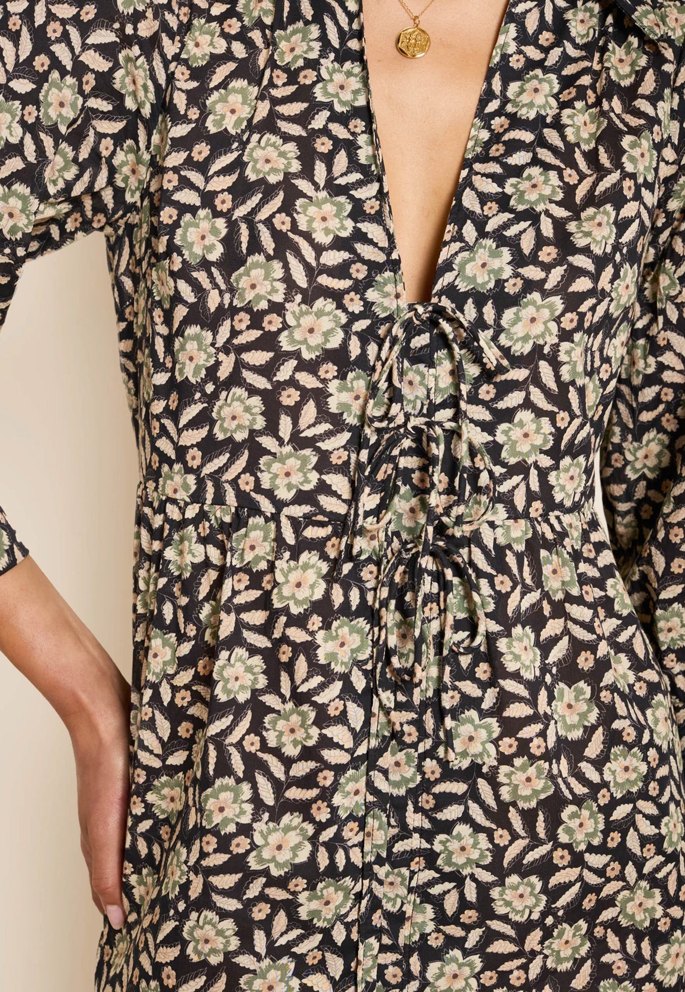 Franchi Dress - Carnation Olive