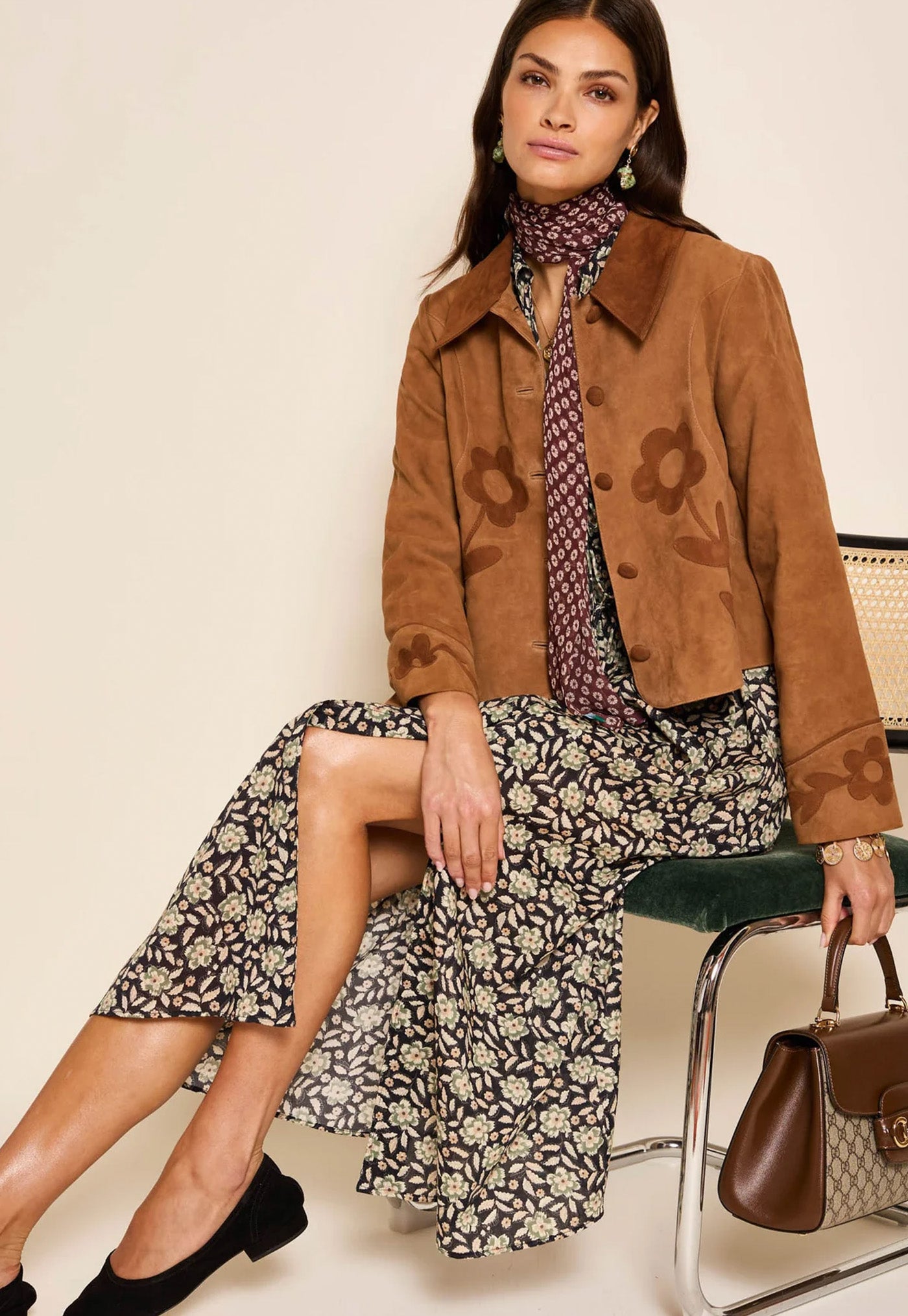 Franchi Dress - Carnation Olive